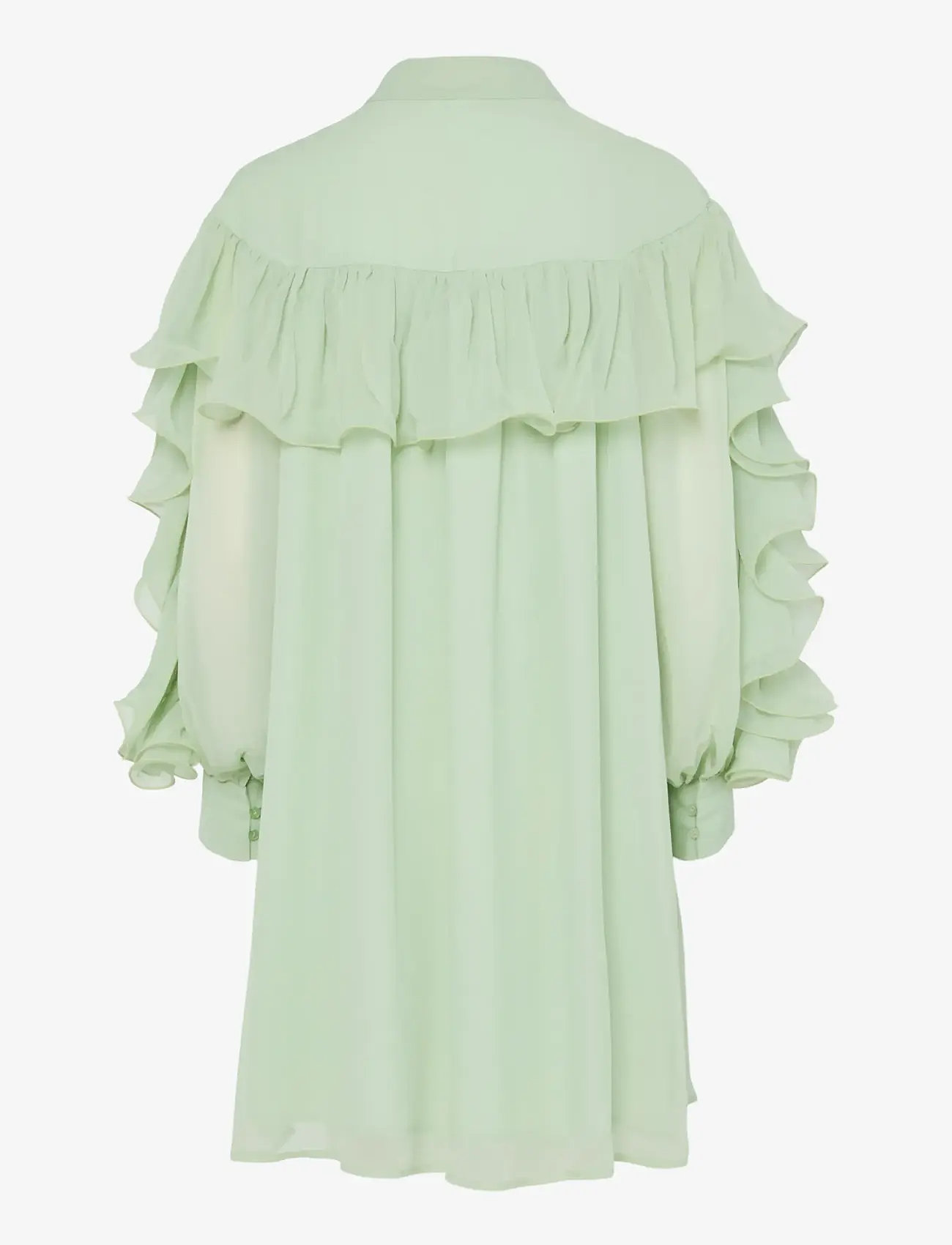 YAS - YASNOEL LS DRESS - EX - shirt dresses - smoke green - 2