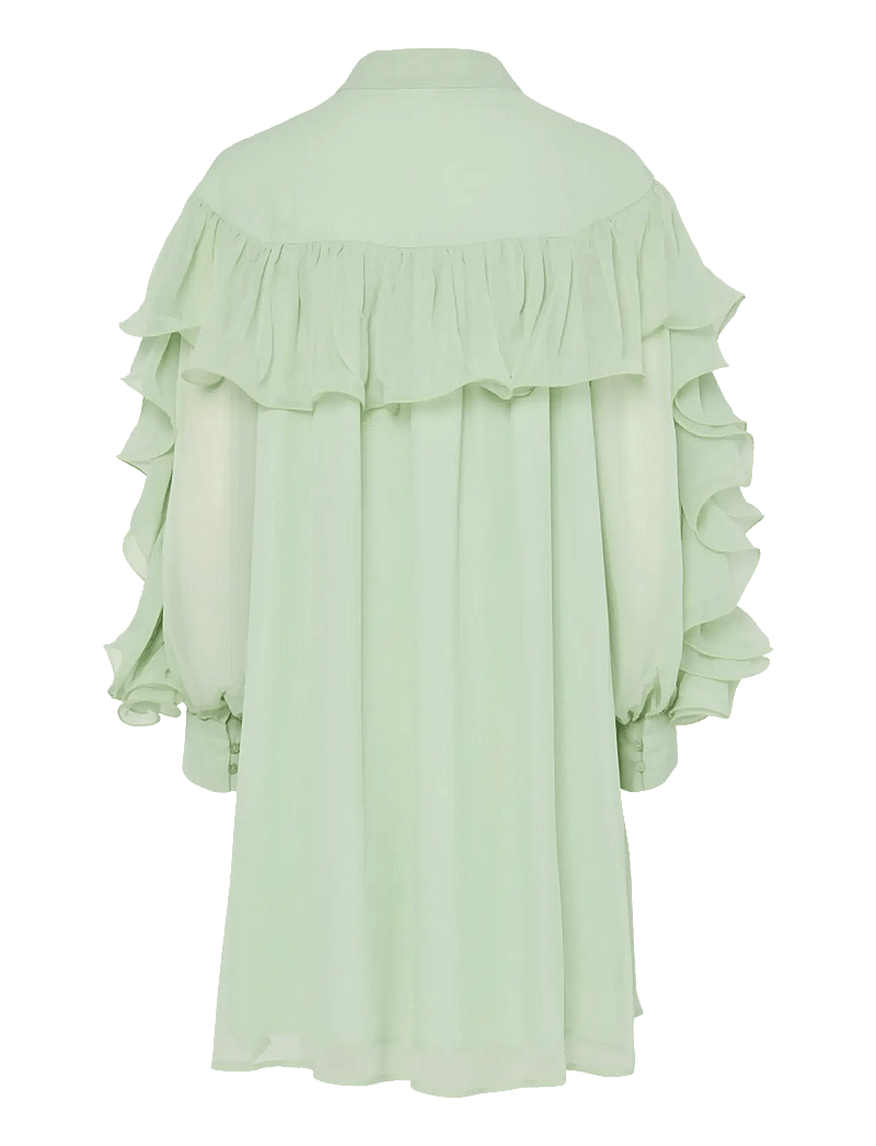 YAS - YASNOEL LS DRESS - EX - shirt dresses - smoke green - 2