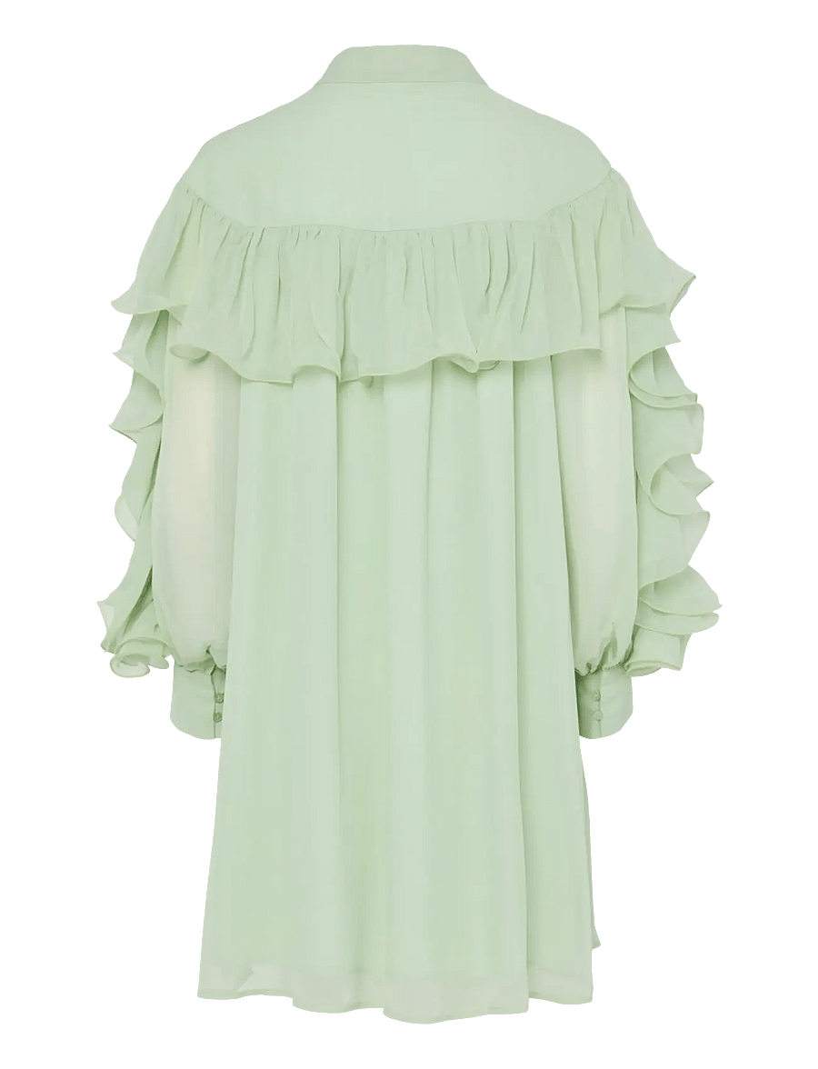 YAS - YASNOEL LS DRESS - EX - hemdkleider - smoke green - 2