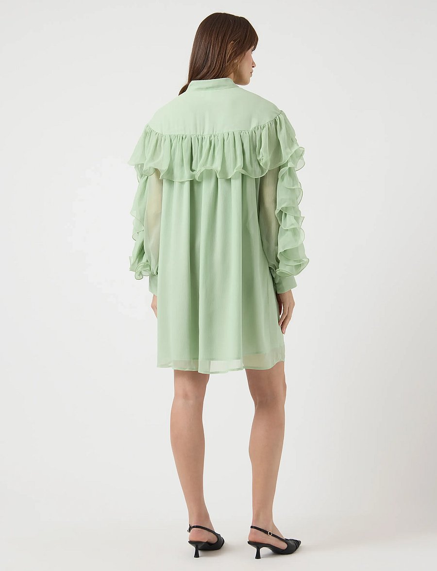 YAS - YASNOEL LS DRESS - EX - hemdkleider - smoke green - 3