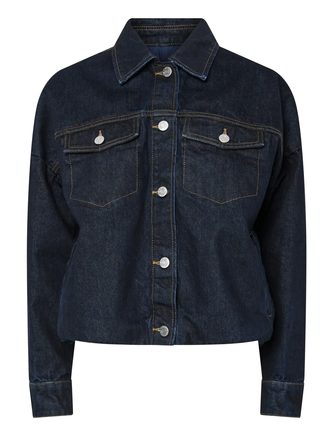 YAS Yasbrooke Ls Denim Jacke S. - D2D Silber - 40 - Damen