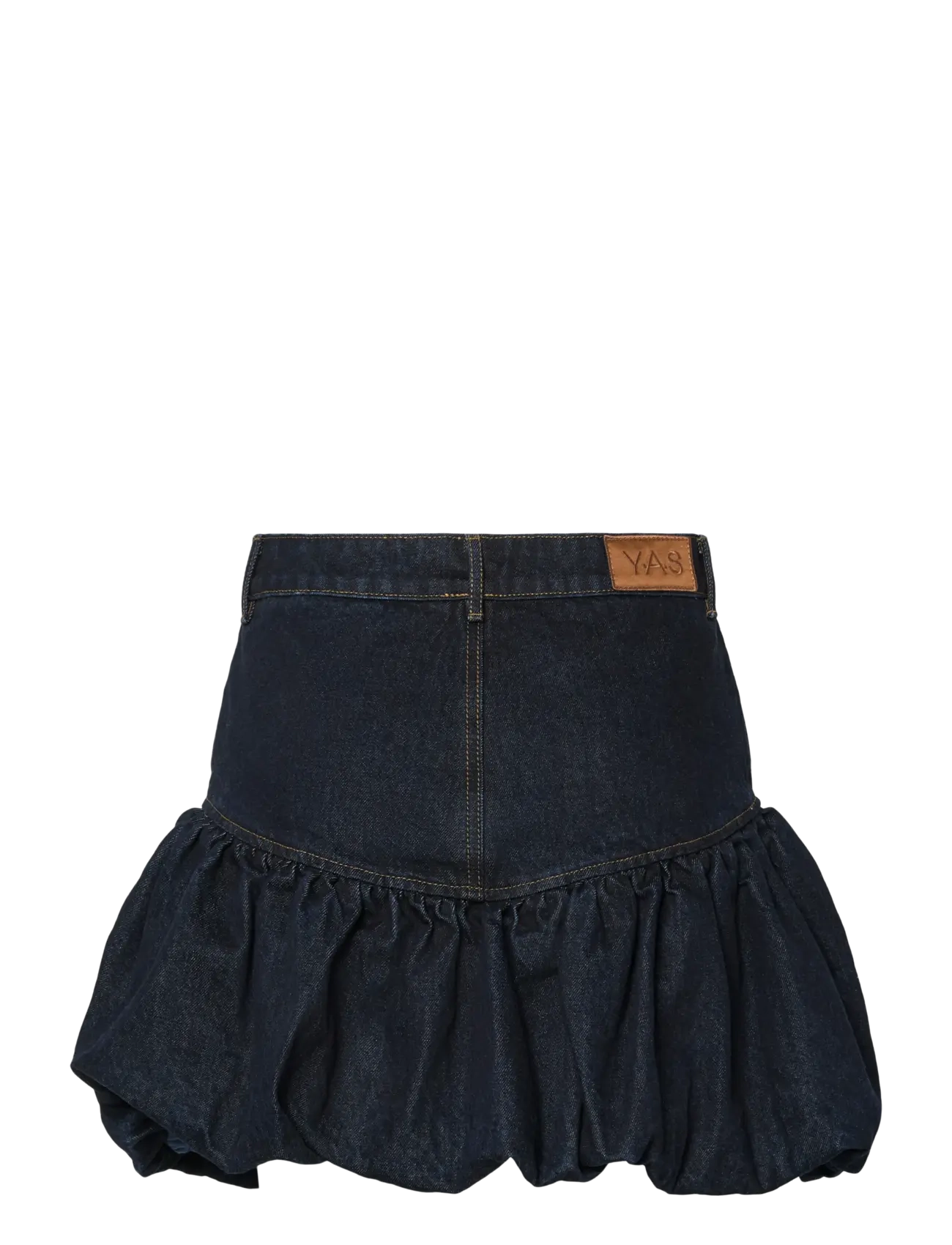 YAS - YASBROOKE HMW DENIM BUBBLE SKIRT S. D2D - denimnederdele - dark blue denim - 2