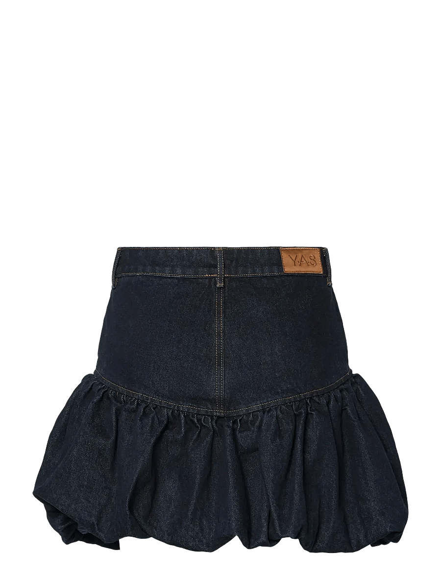 YAS - YASBROOKE HMW DENIM BUBBLE SKIRT S. D2D - denimnederdele - dark blue denim - 2