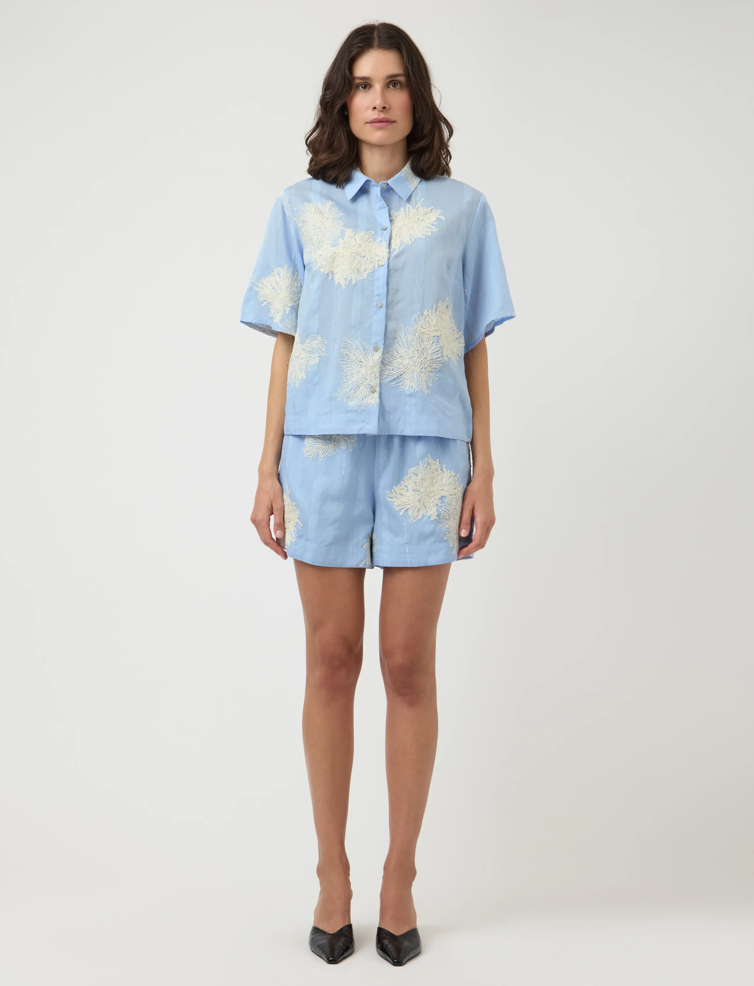 YAS - YASSKANA HW SHORTS - casual shorts - skyway - 4