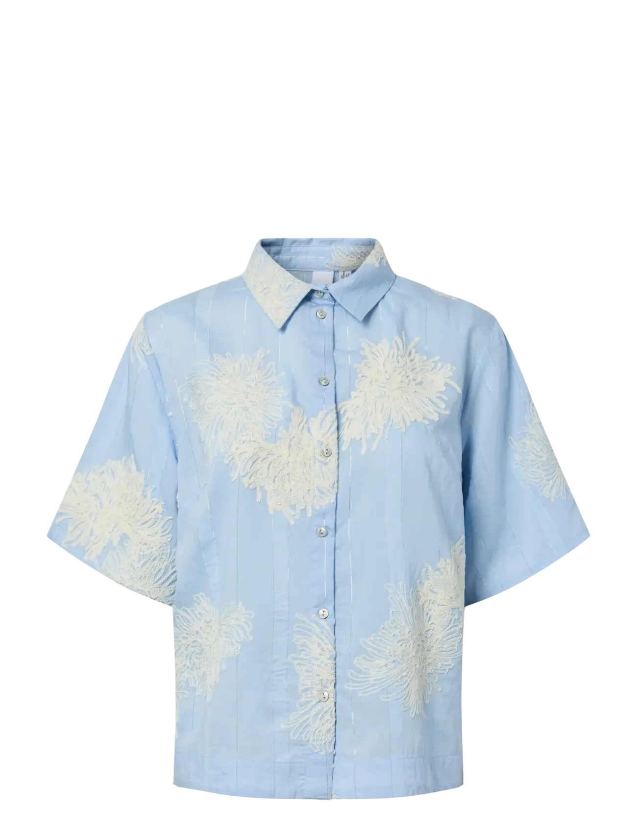 YAS YASSKANA 2/4 SHIRT - Clothing - SKYWAY / blue