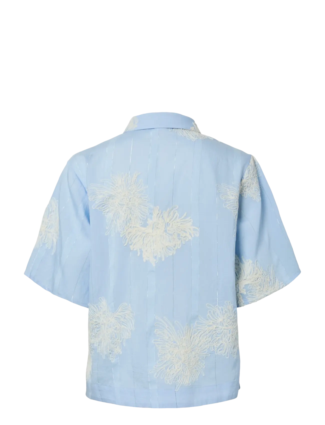 YAS - YASSKANA 2/4 SHIRT - kurzärmlige hemden - skyway - 2