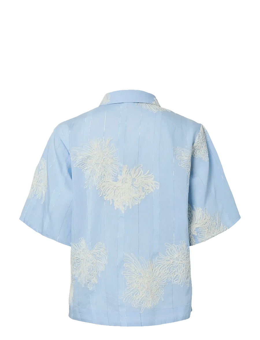 YAS - YASSKANA 2/4 SHIRT - kortærmede skjorter - skyway - 2