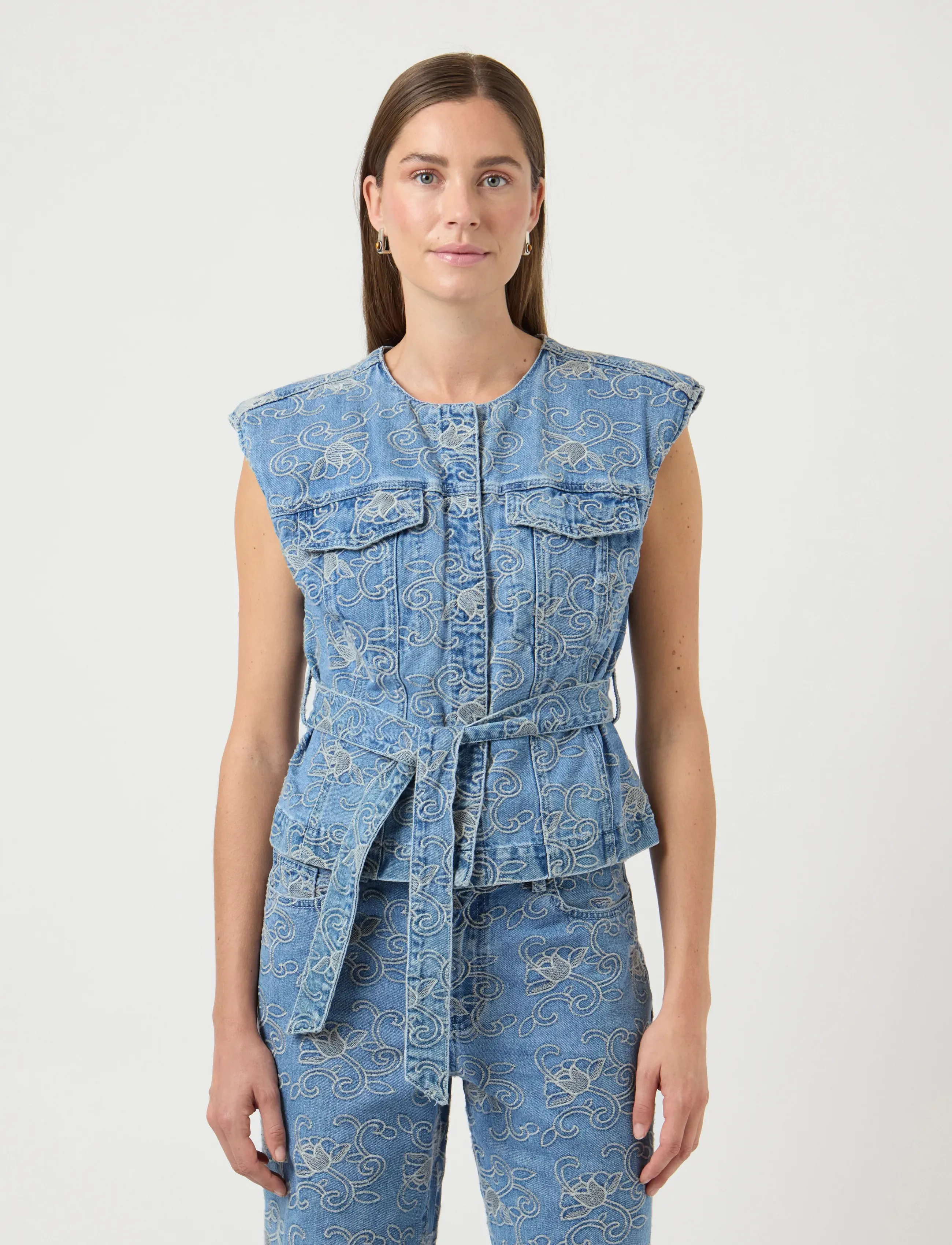 Yaskari Denim Waistcoat