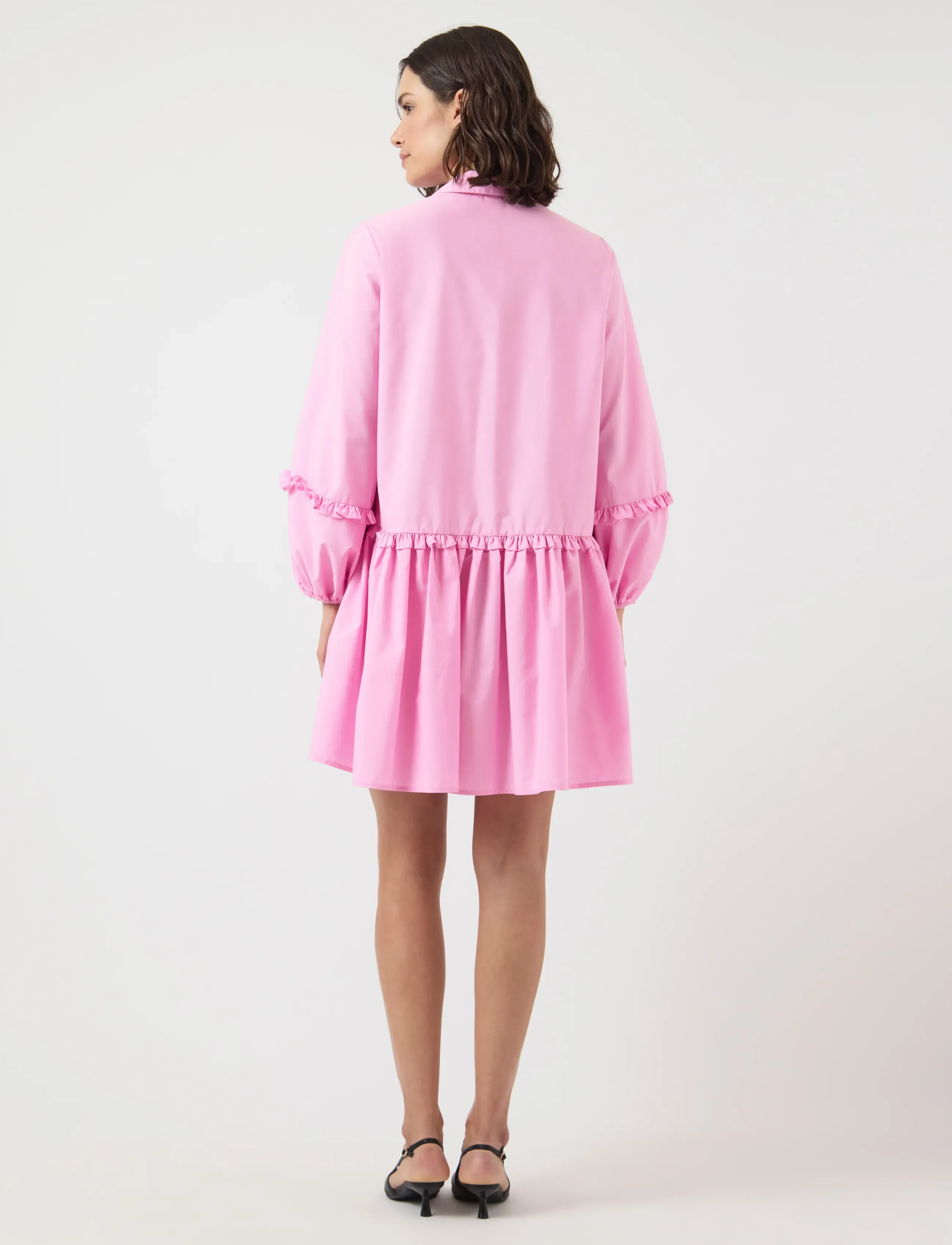 YAS - YASGIO LS SHIRT DRESS S. - EX - shirt dresses - bonbon - 3