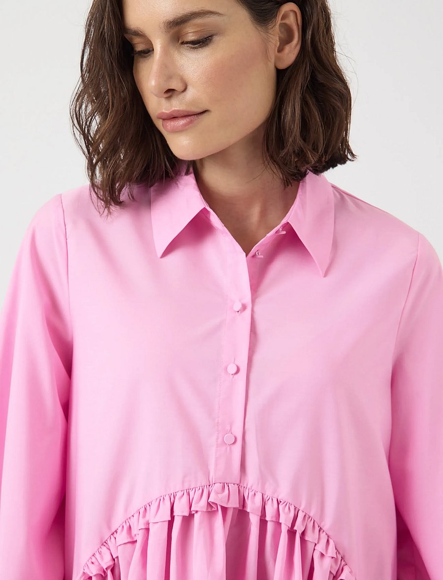 YAS - YASGIO LS SHIRT DRESS S. - EX - shirt dresses - bonbon - 5
