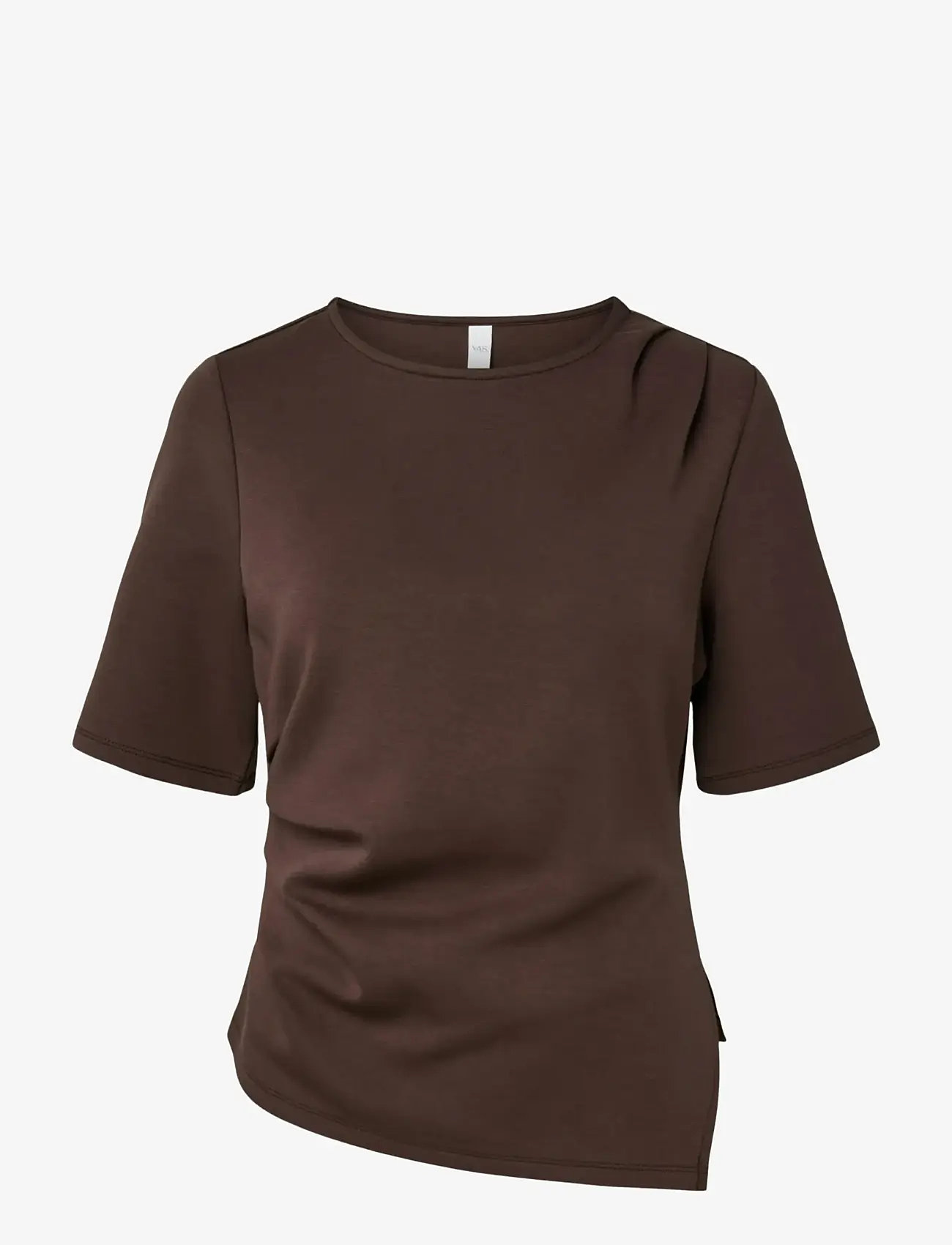 YAS - YASPINA 2/4 TEE S. - t-shirts - chocolate brown - 1
