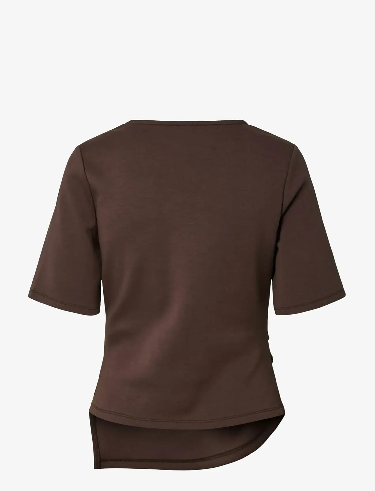 YAS - YASPINA 2/4 TEE S. - t-shirts - chocolate brown - 2