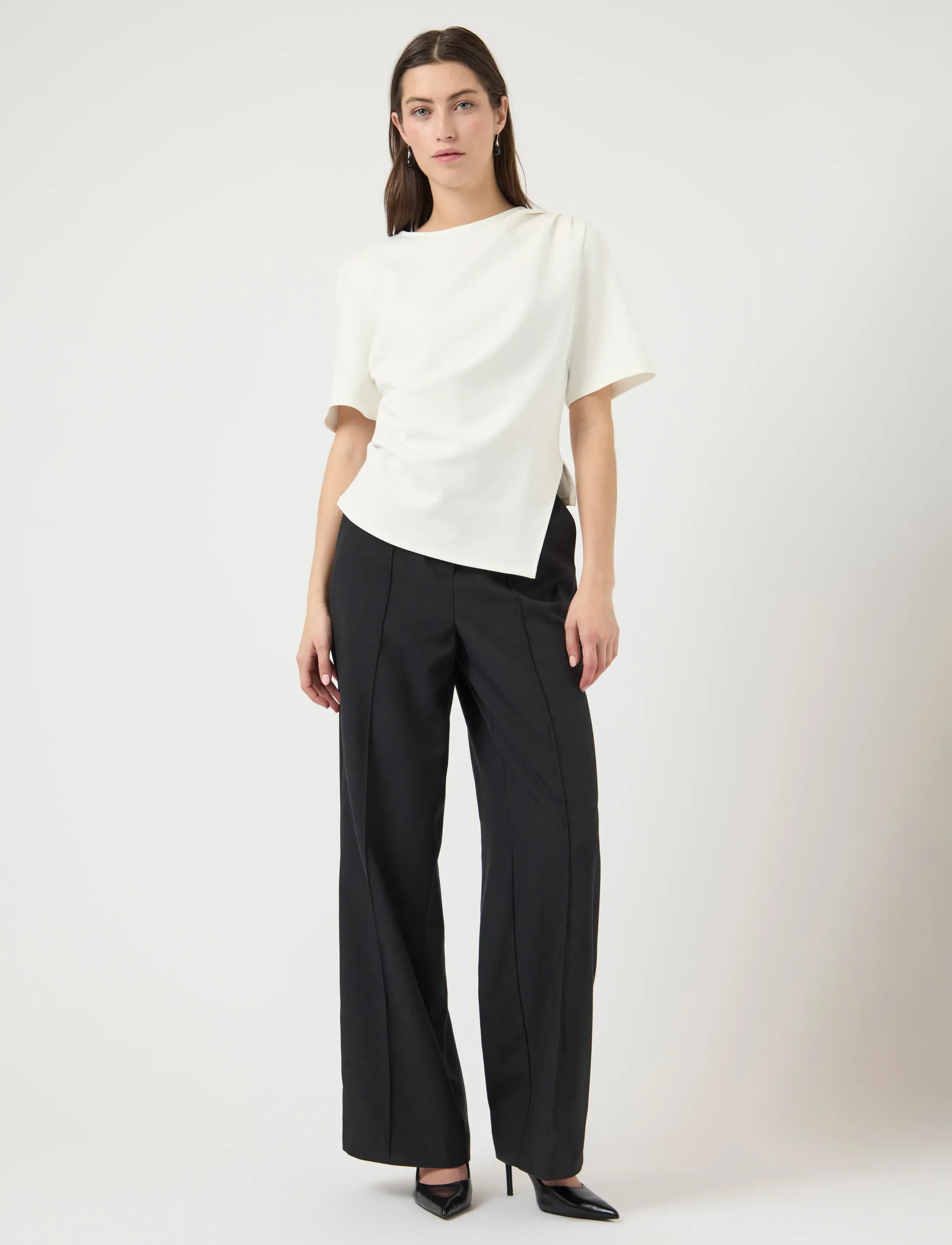 YAS - YASPINA 2/4 TEE S. - t-shirts - star white - 4