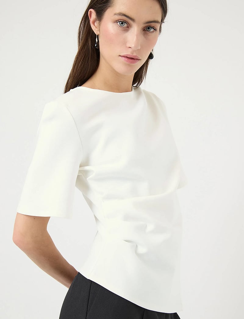 YAS - YASPINA 2/4 TEE S. - t-shirts - star white - 5