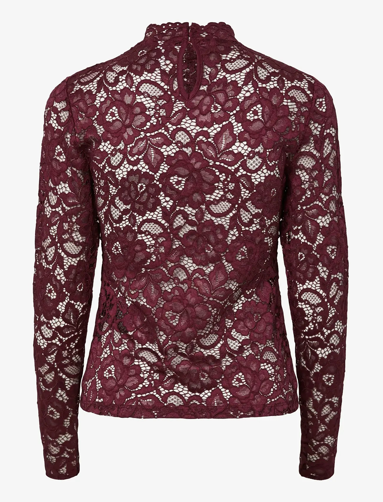 YAS - YASLACEY LS LACE TOP S. NOOS - langärmlige blusen - port royale - 2