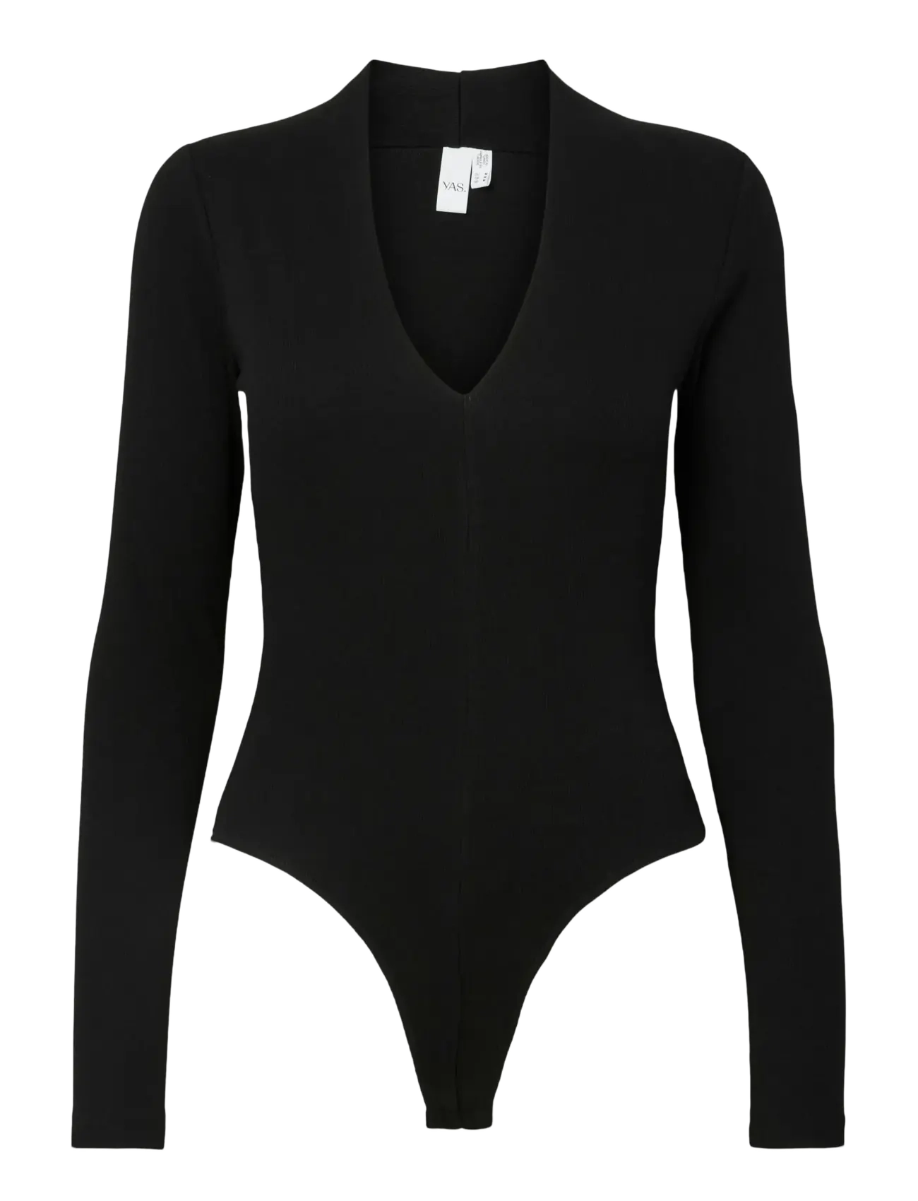 YAS YASCLAIR LS BODY S. NOOS - Tøj - BLACK / black