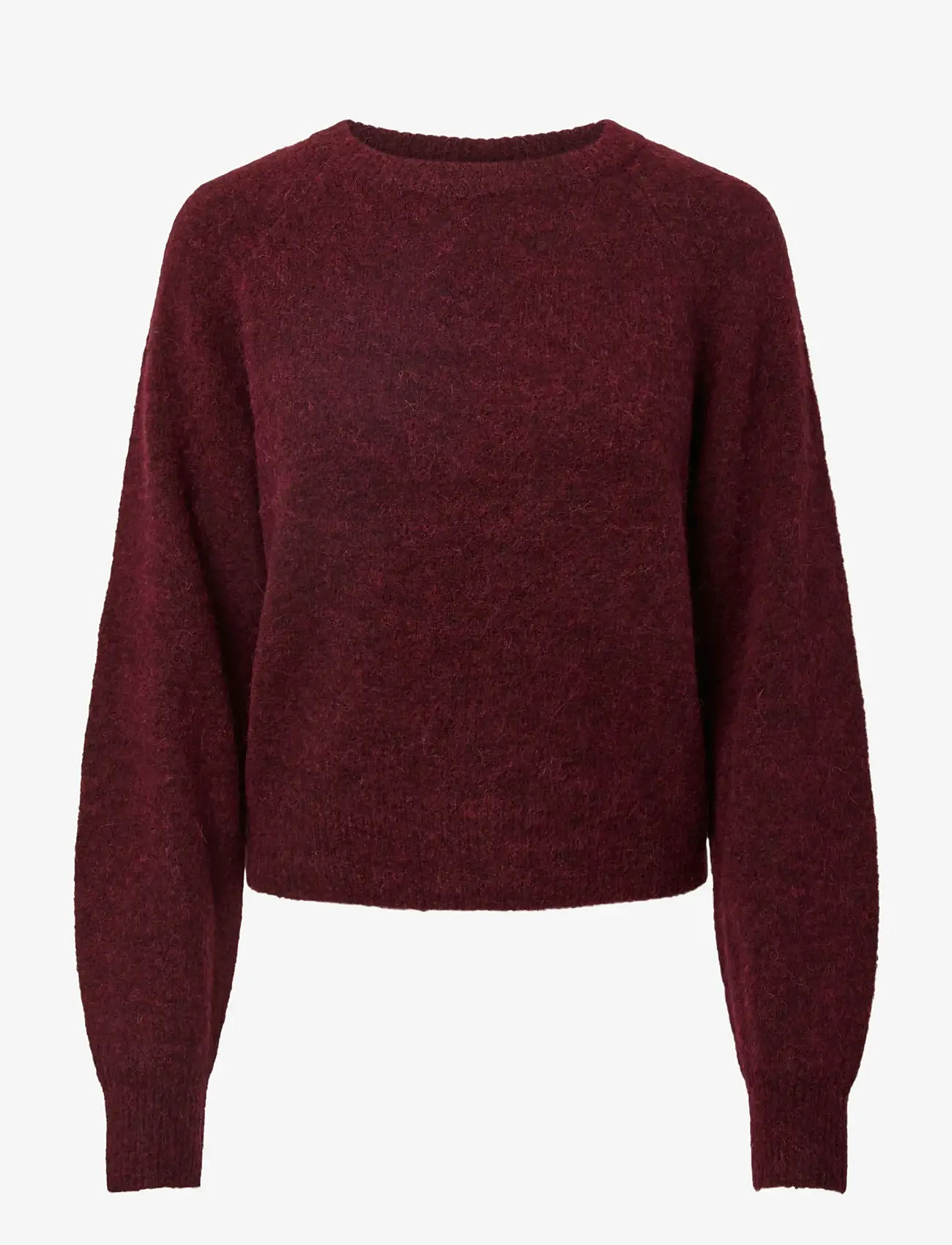 YAS - YASJOHI LS WOOL BLEND PULLOVER S. NOOS - striktrøjer - port royale - 1