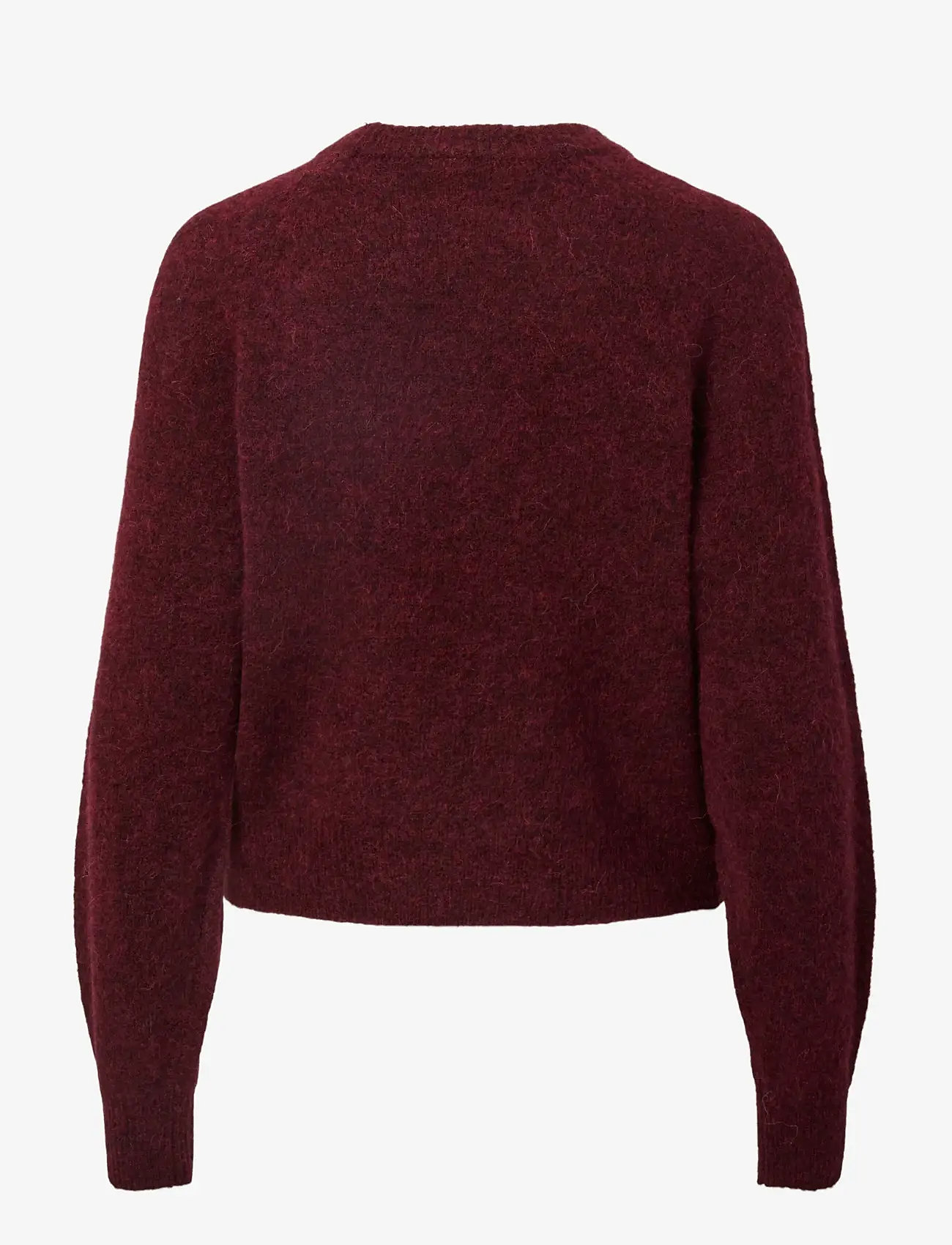 YAS - YASJOHI LS WOOL BLEND PULLOVER S. NOOS - striktrøjer - port royale - 2