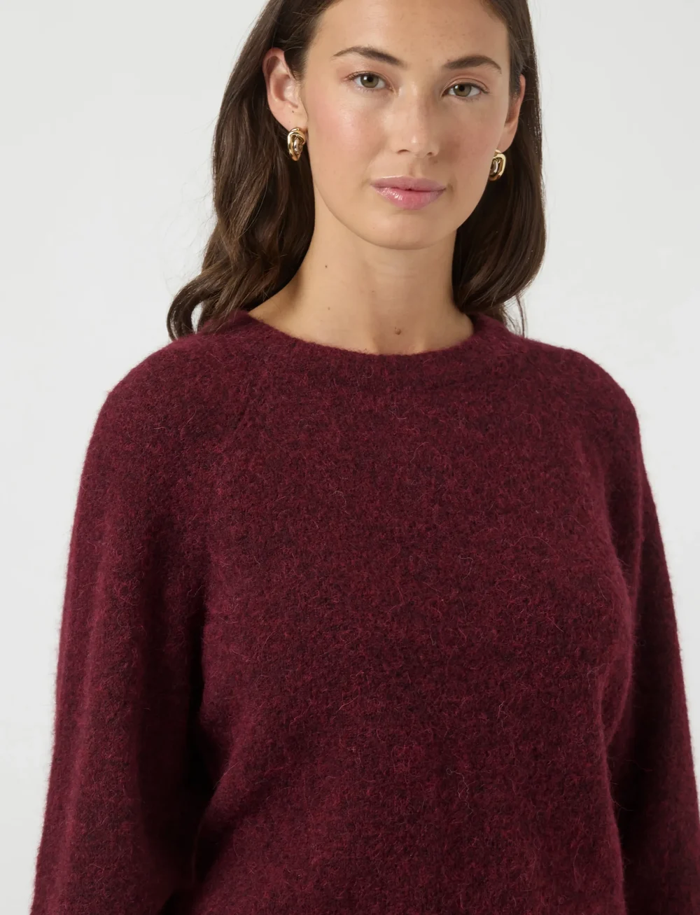 YAS - YASJOHI LS WOOL BLEND PULLOVER S. NOOS - neulepuserot - port royale - 5
