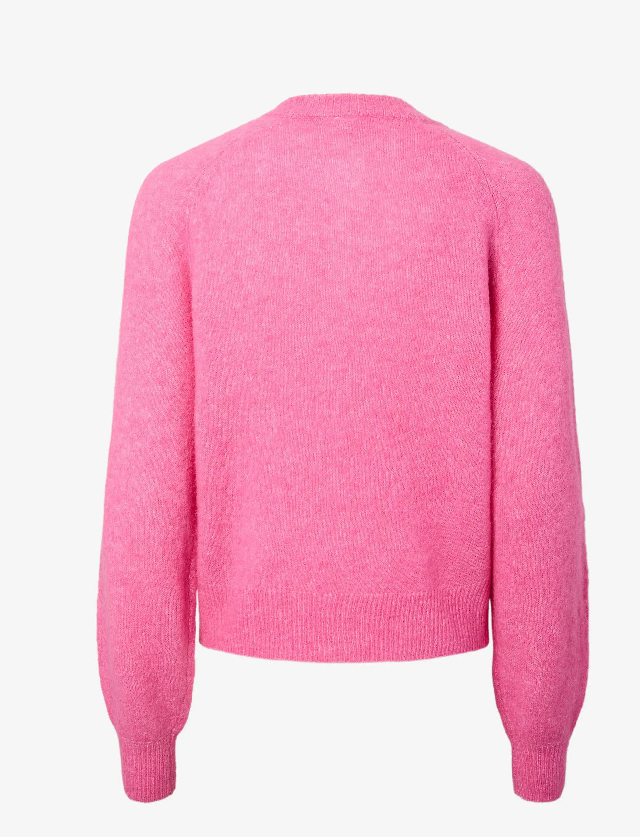YAS - YASJOHI LS WOOL BLEND CARDIGAN S. NOOS - cardigans - begonia pink - 2