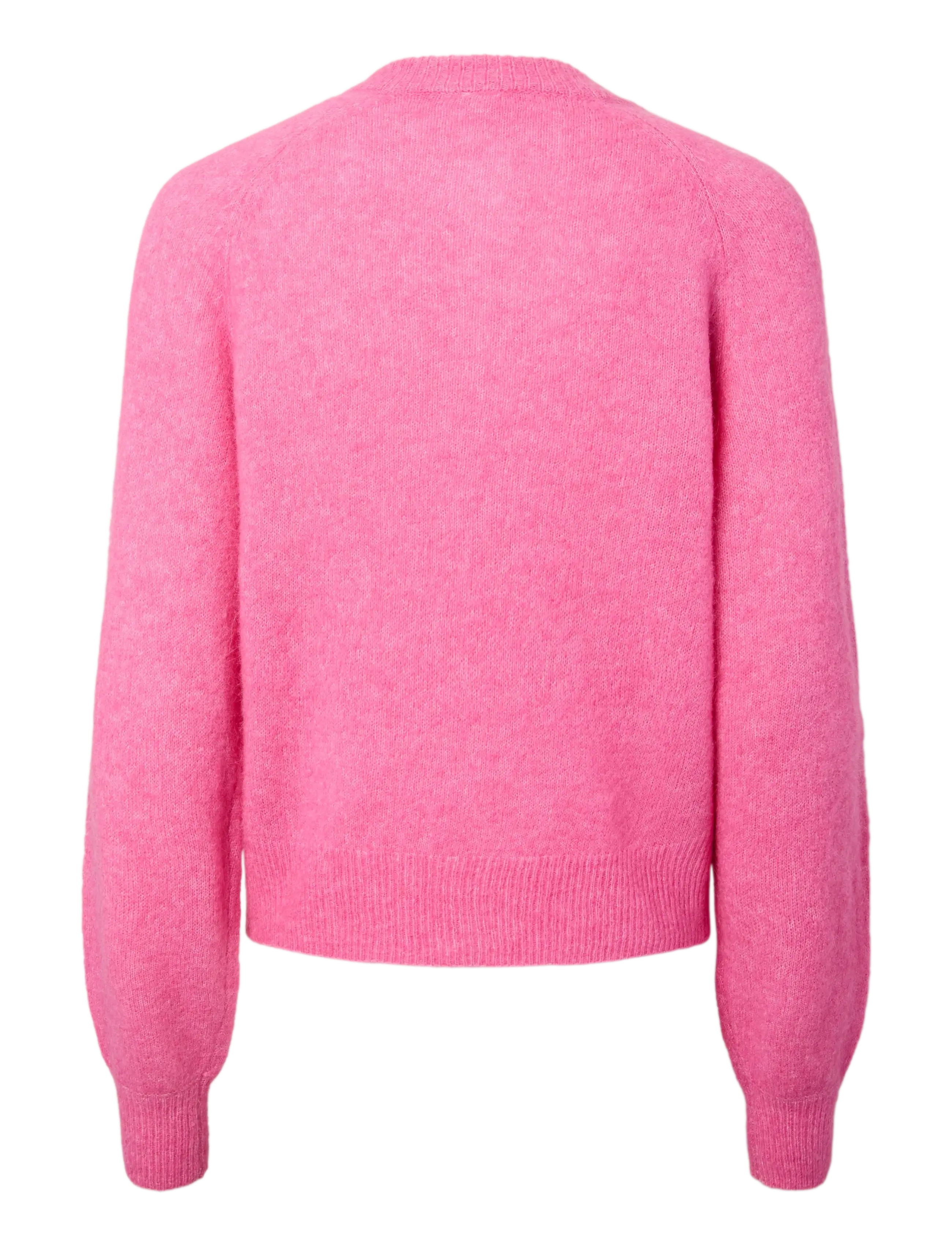 YAS - YASJOHI LS WOOL BLEND CARDIGAN S. NOOS - cardigans - begonia pink - 2