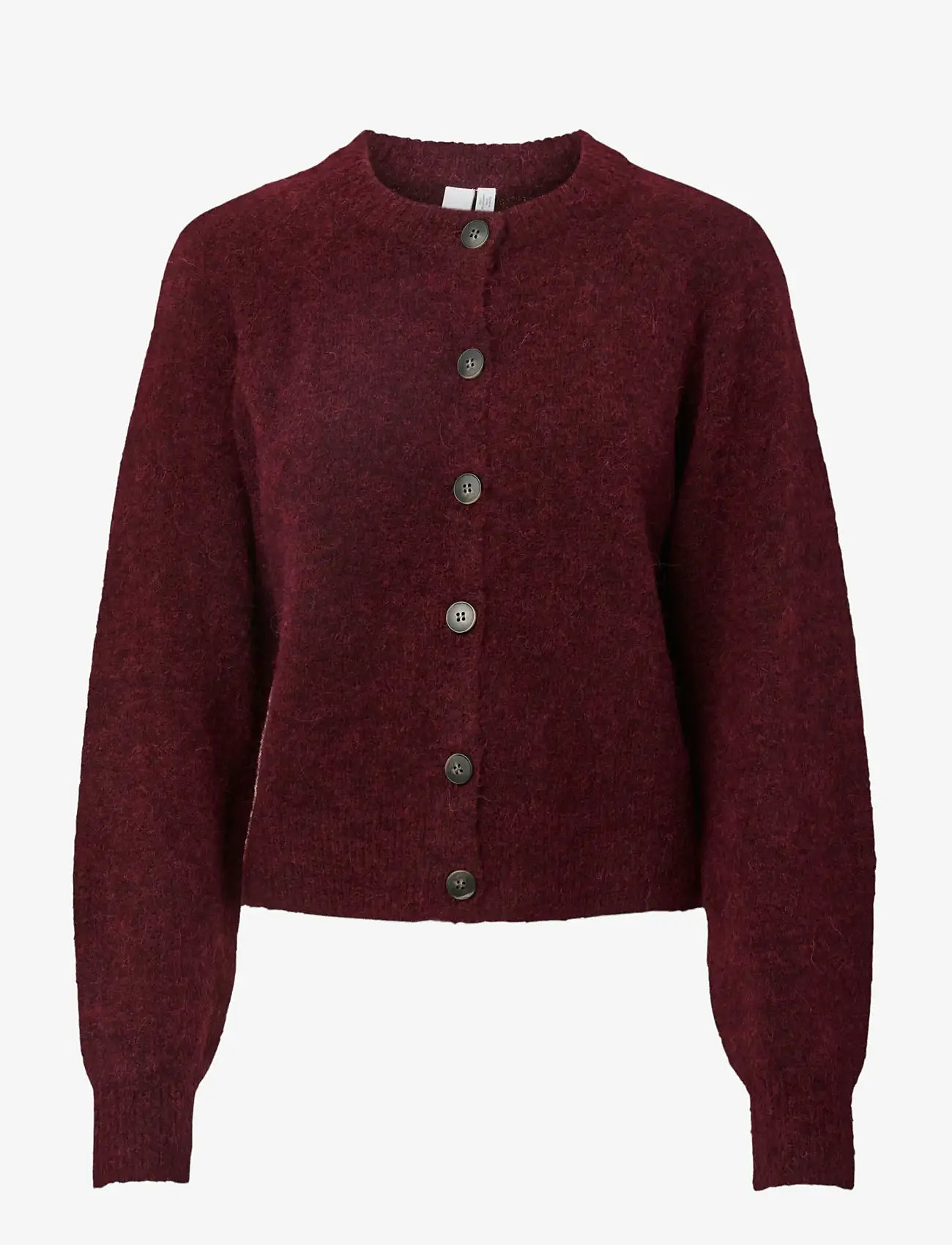 YAS - YASJOHI LS WOOL BLEND CARDIGAN S. NOOS - cardigans - port royale - 1