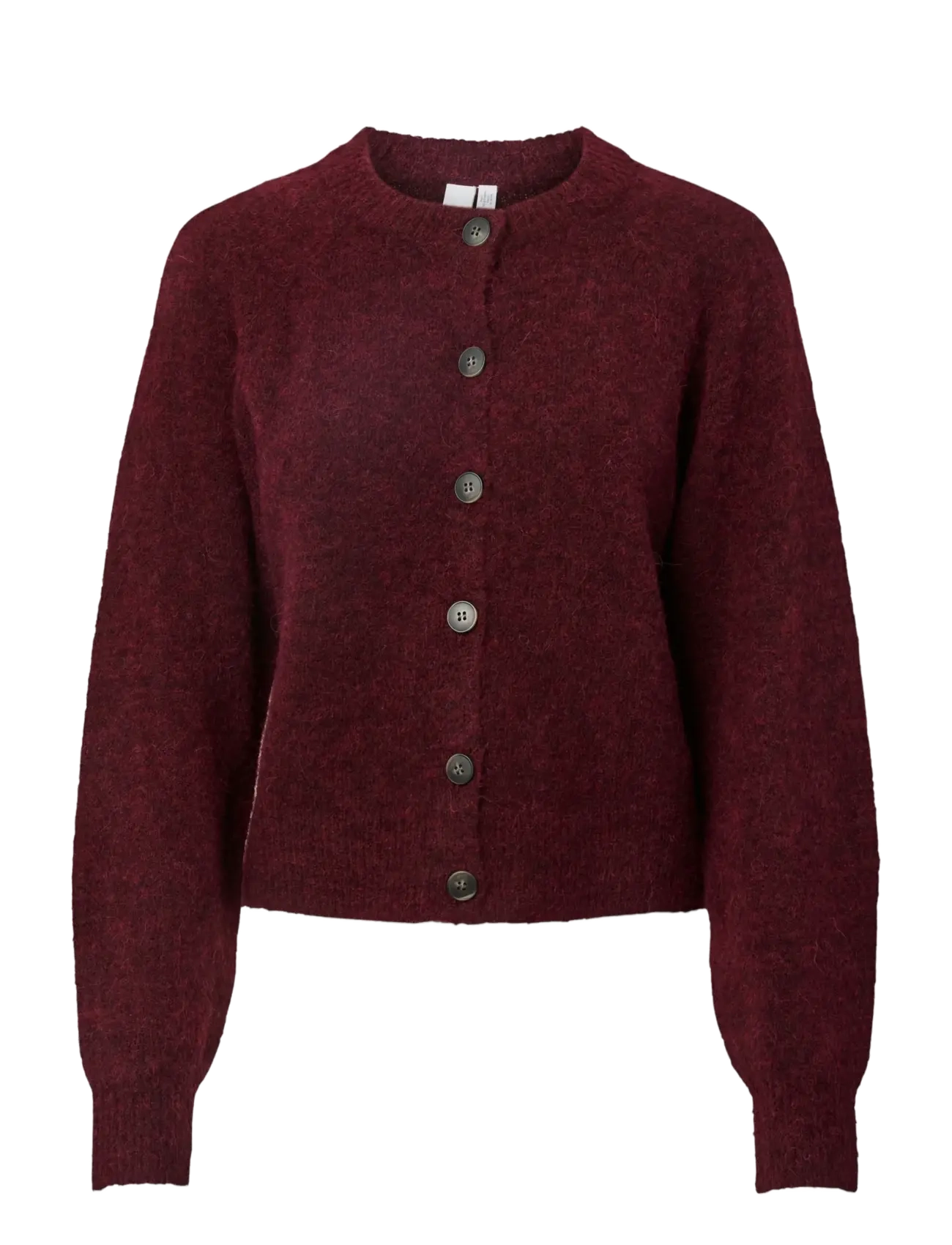 YASJOHI LS WOOL BLEND CARDIGAN S. NOOS - PORT ROYALE