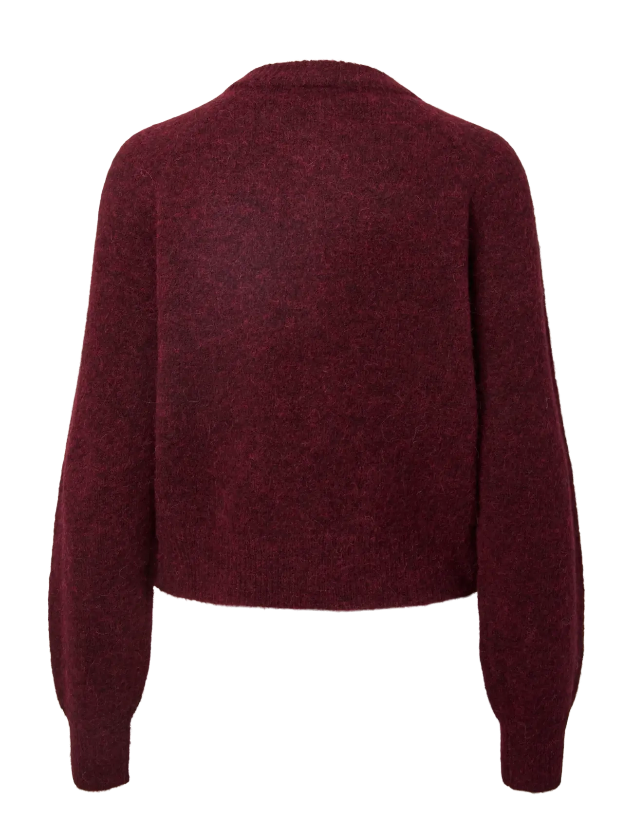 YAS - YASJOHI LS WOOL BLEND CARDIGAN S. NOOS - cardigans - port royale - 2