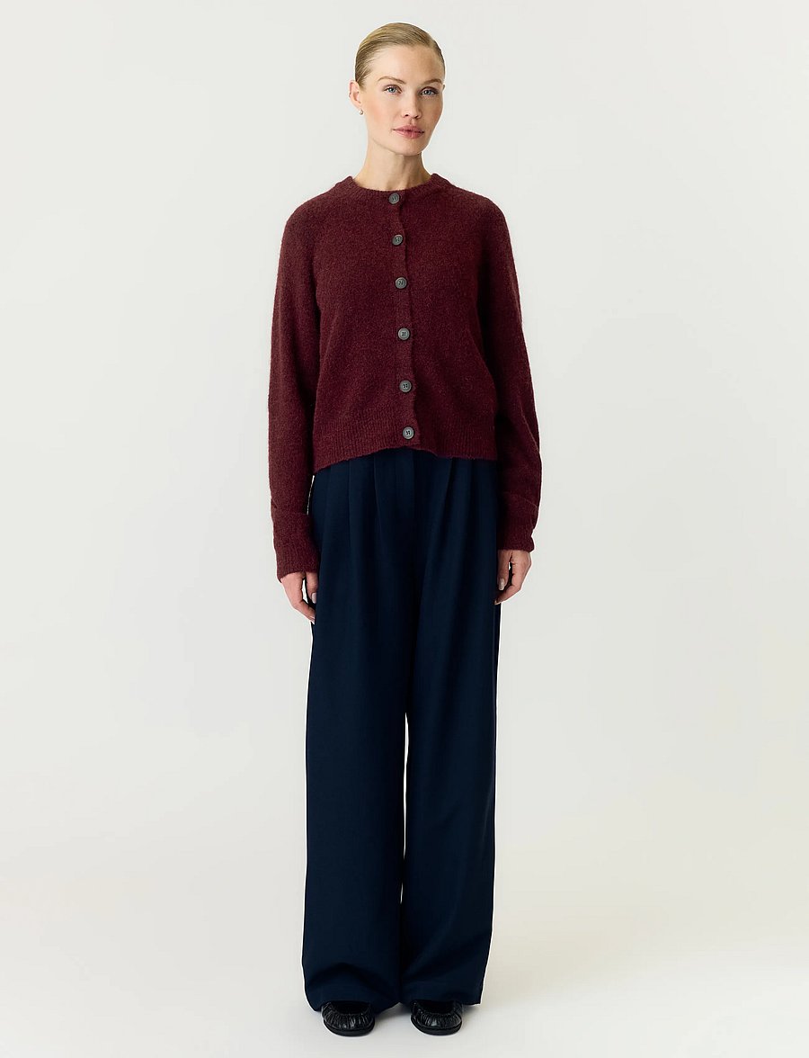 YAS - YASJOHI LS WOOL BLEND CARDIGAN S. NOOS - strickjacken - port royale - 4