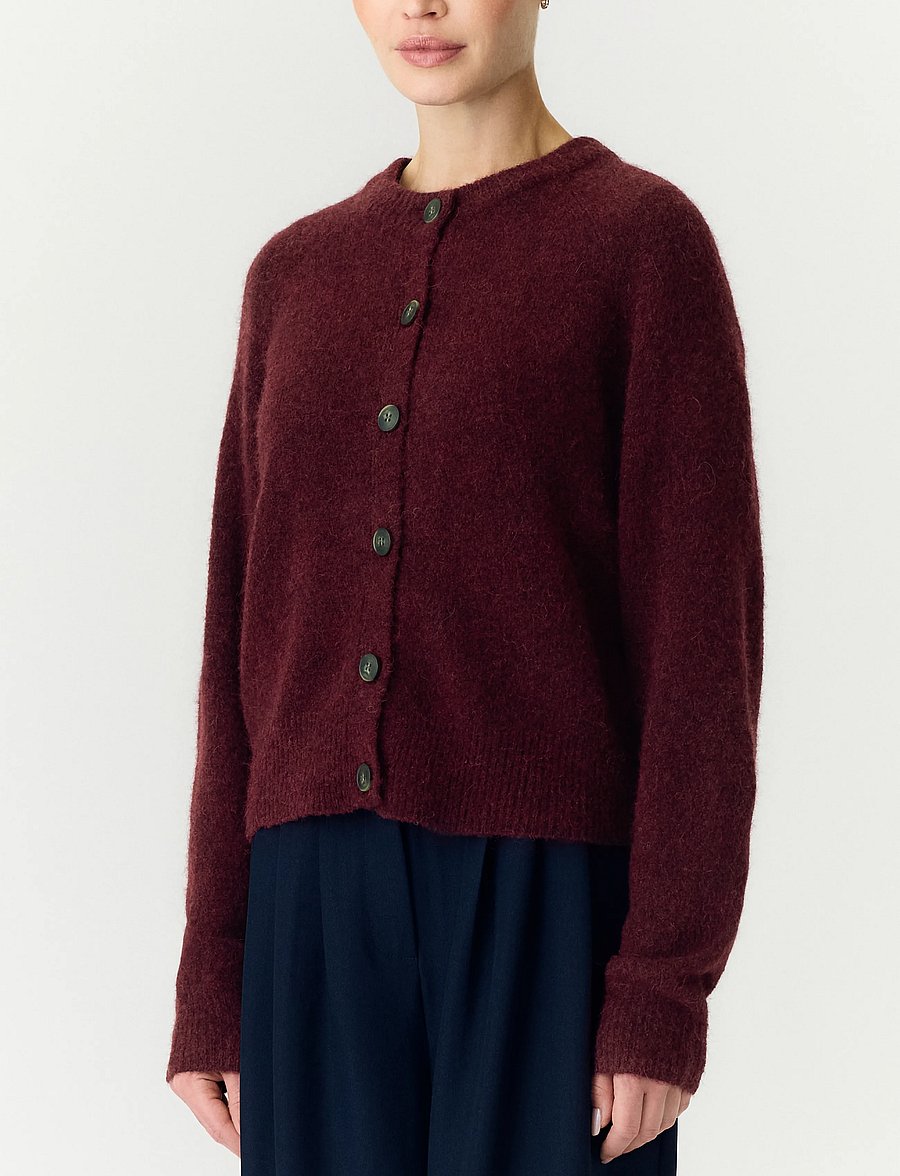 YAS - YASJOHI LS WOOL BLEND CARDIGAN S. NOOS - strickjacken - port royale - 5