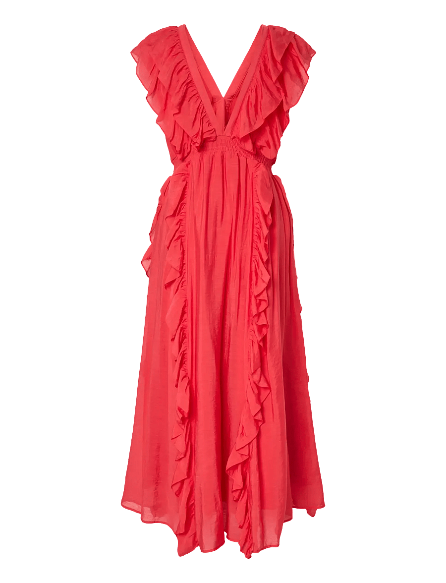 YAS - YASLINALA SL MAXI DRESS S. - SHOW - vasarinės suknelės - poinsettia - 1