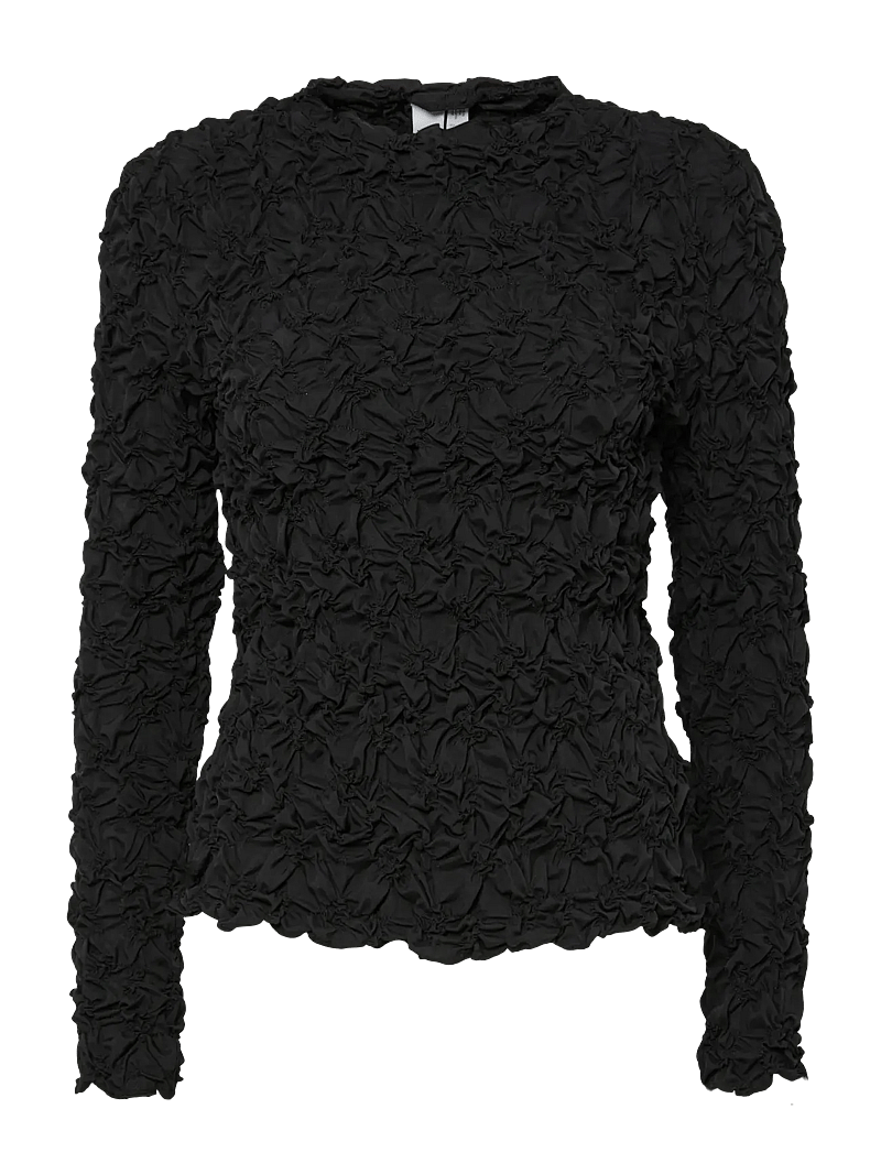 YAS - YASMERA LS TOP NOOS - langärmlige blusen - black - 1