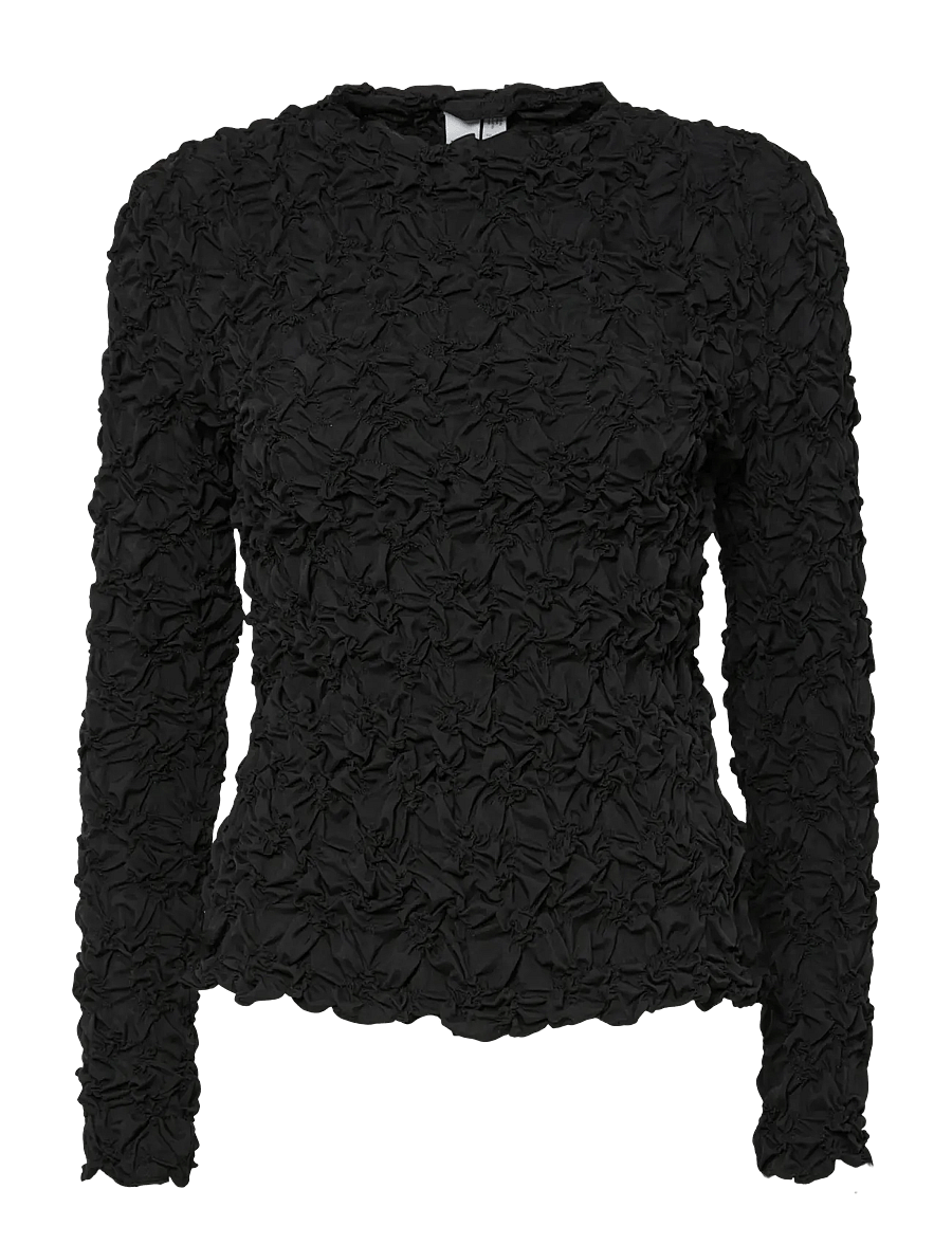 YAS - YASMERA LS TOP NOOS - langärmlige blusen - black - 1