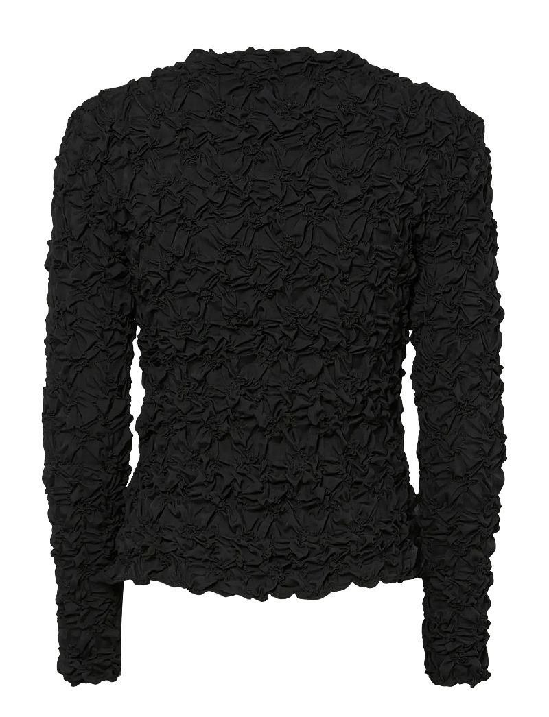 YAS - YASMERA LS TOP NOOS - langärmlige blusen - black - 2