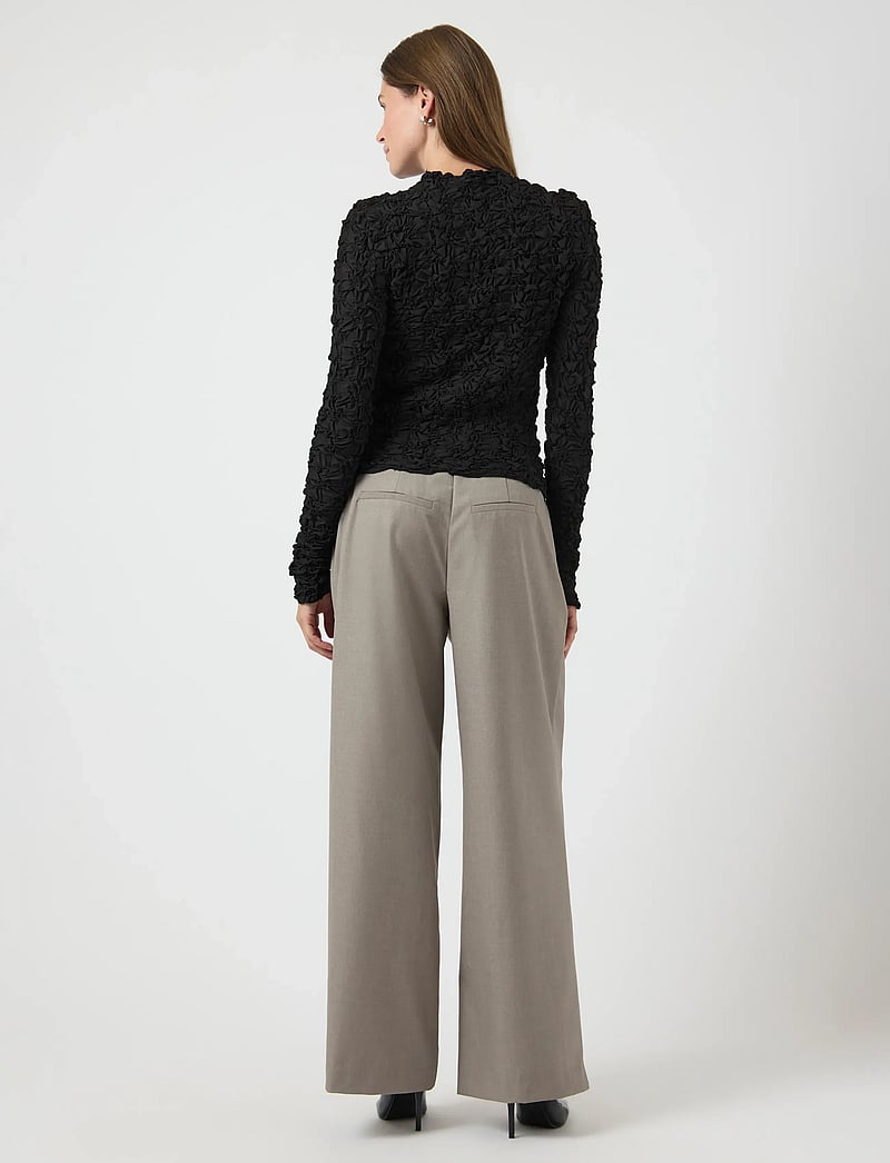 YAS - YASMERA LS TOP NOOS - langärmlige blusen - black - 3