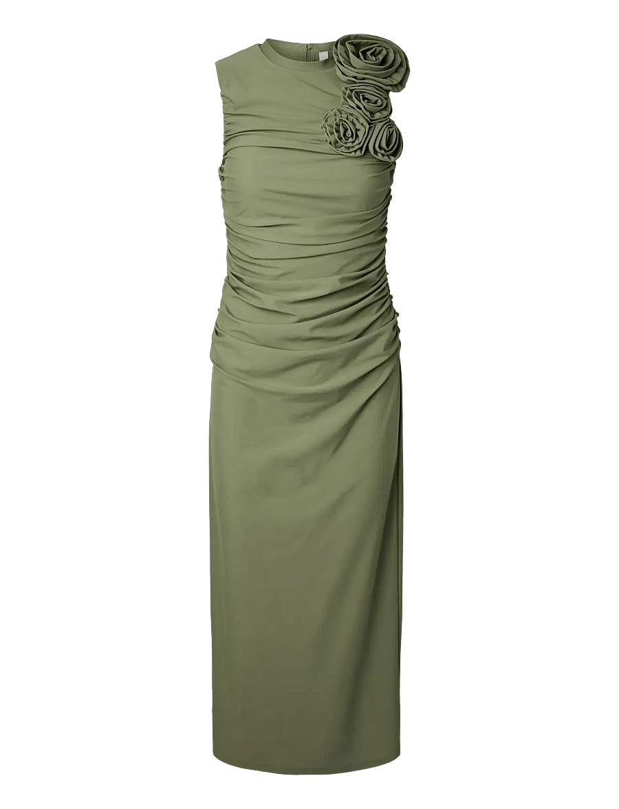 YAS - YASDONA SL LONG DRESS - SHOW - abendkleider - oil green - 1