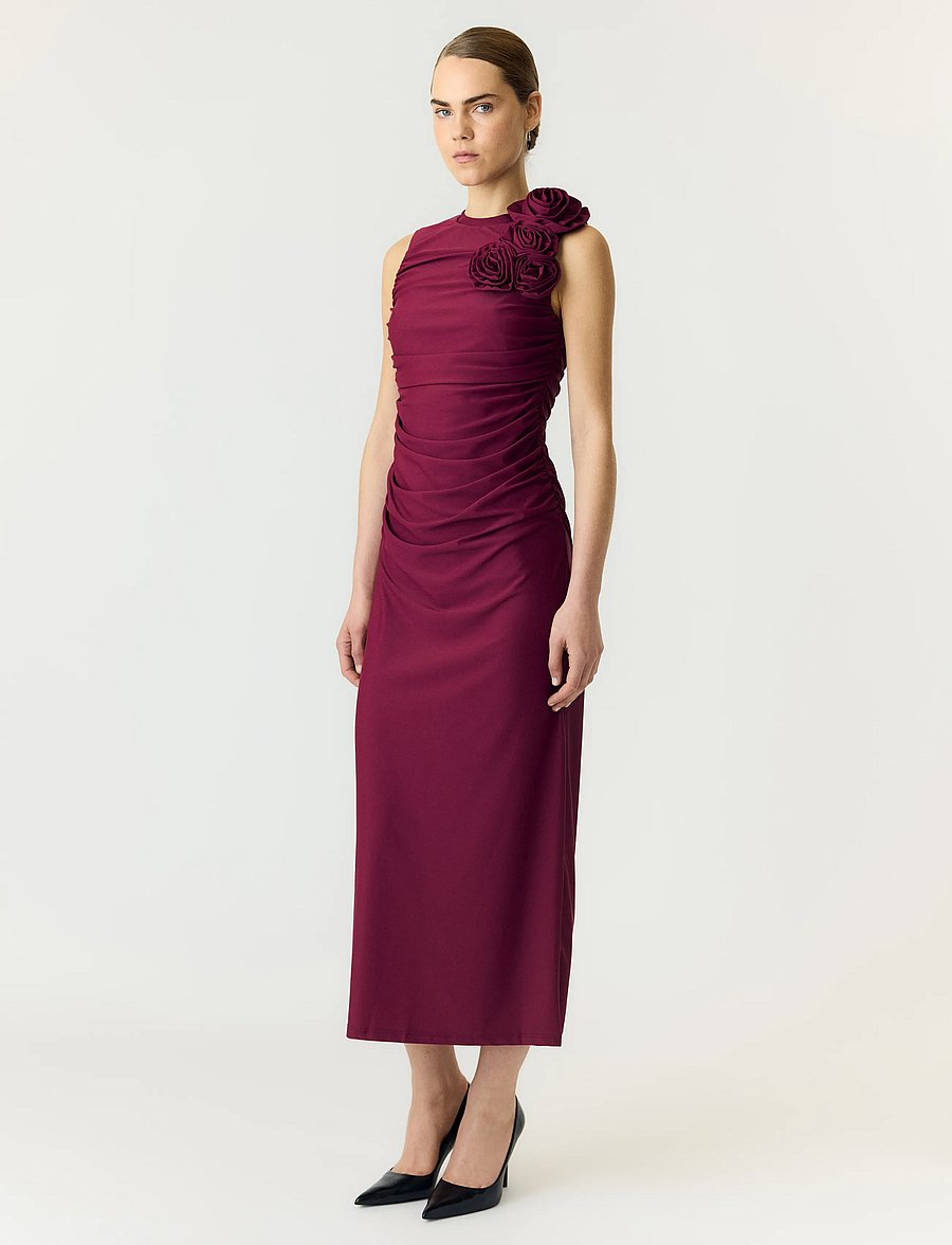 YAS - YASDONA SL LONG DRESS - SHOW - abendkleider - rhododendron - 4