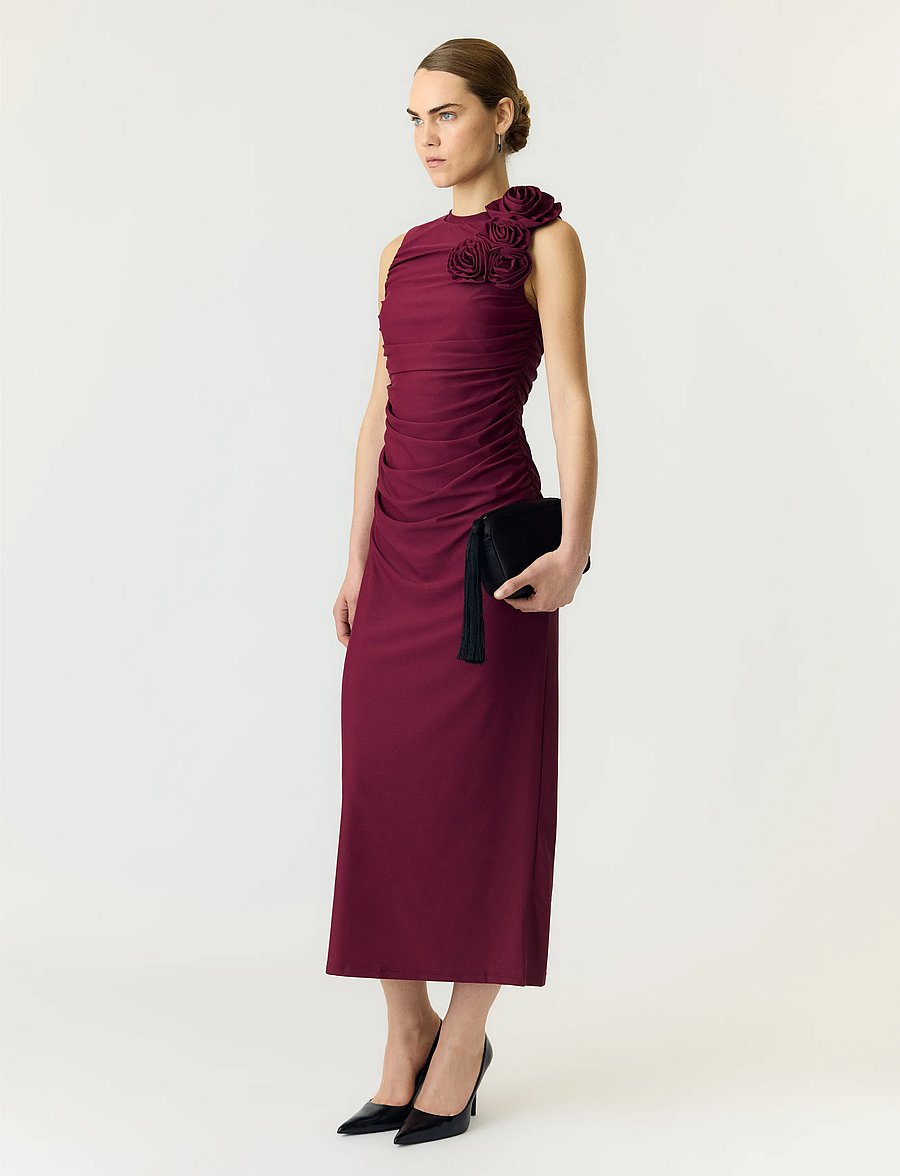 YAS - YASDONA SL LONG DRESS - SHOW - abendkleider - rhododendron - 5
