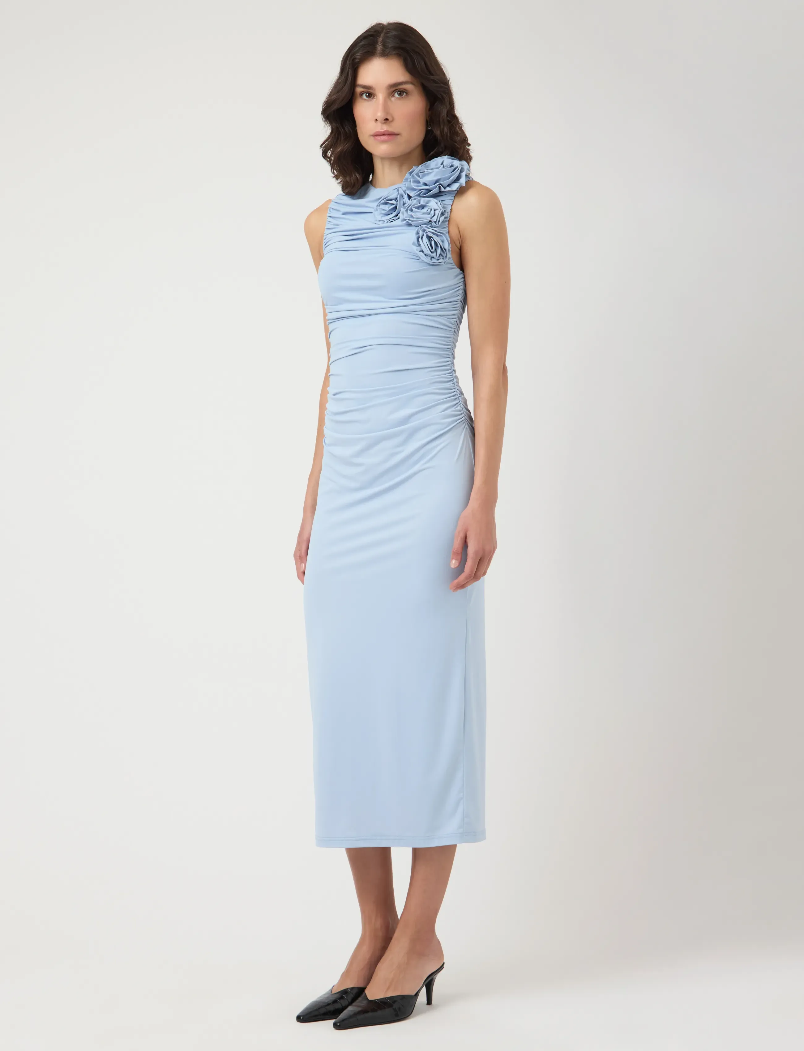 YAS - YASDONA SL LONG DRESS - SHOW - avondjurken - skyway - 4
