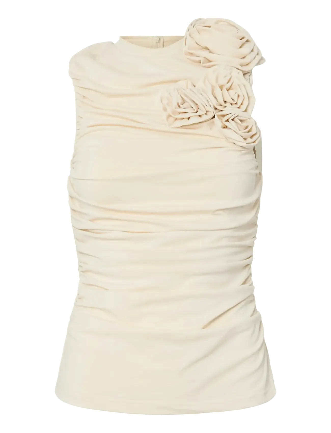 YAS Yasdona Sl Oberteil - Show Cream - S - Damen