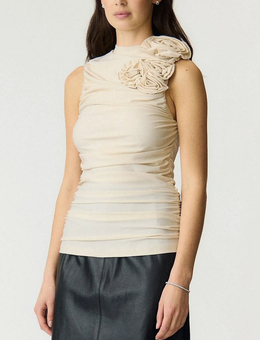 YAS - YASDONA SL TOP - SHOW - Ärmellose blusen - pristine - 3