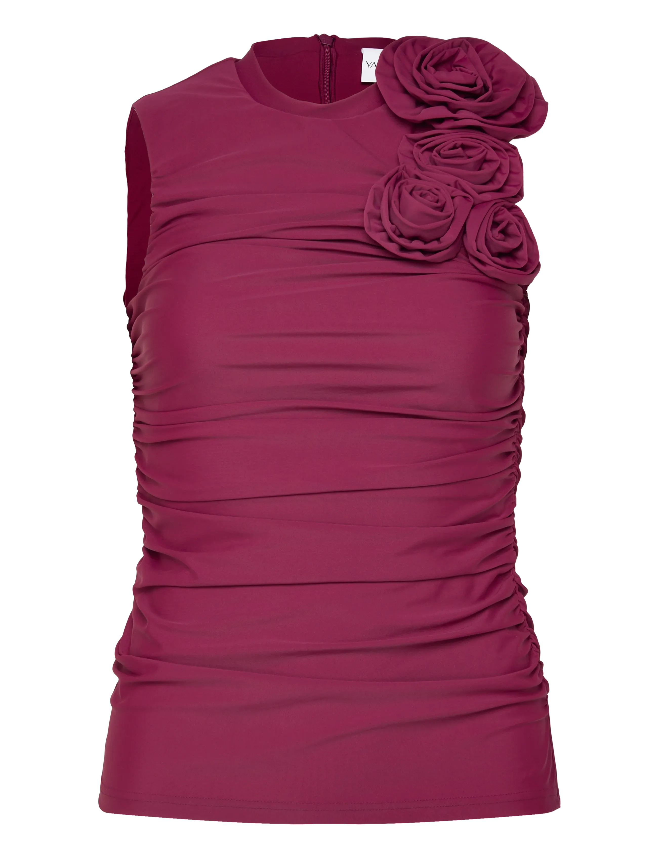 YAS Yasdona Sl Oberteil - Show Pink - XS - Damen