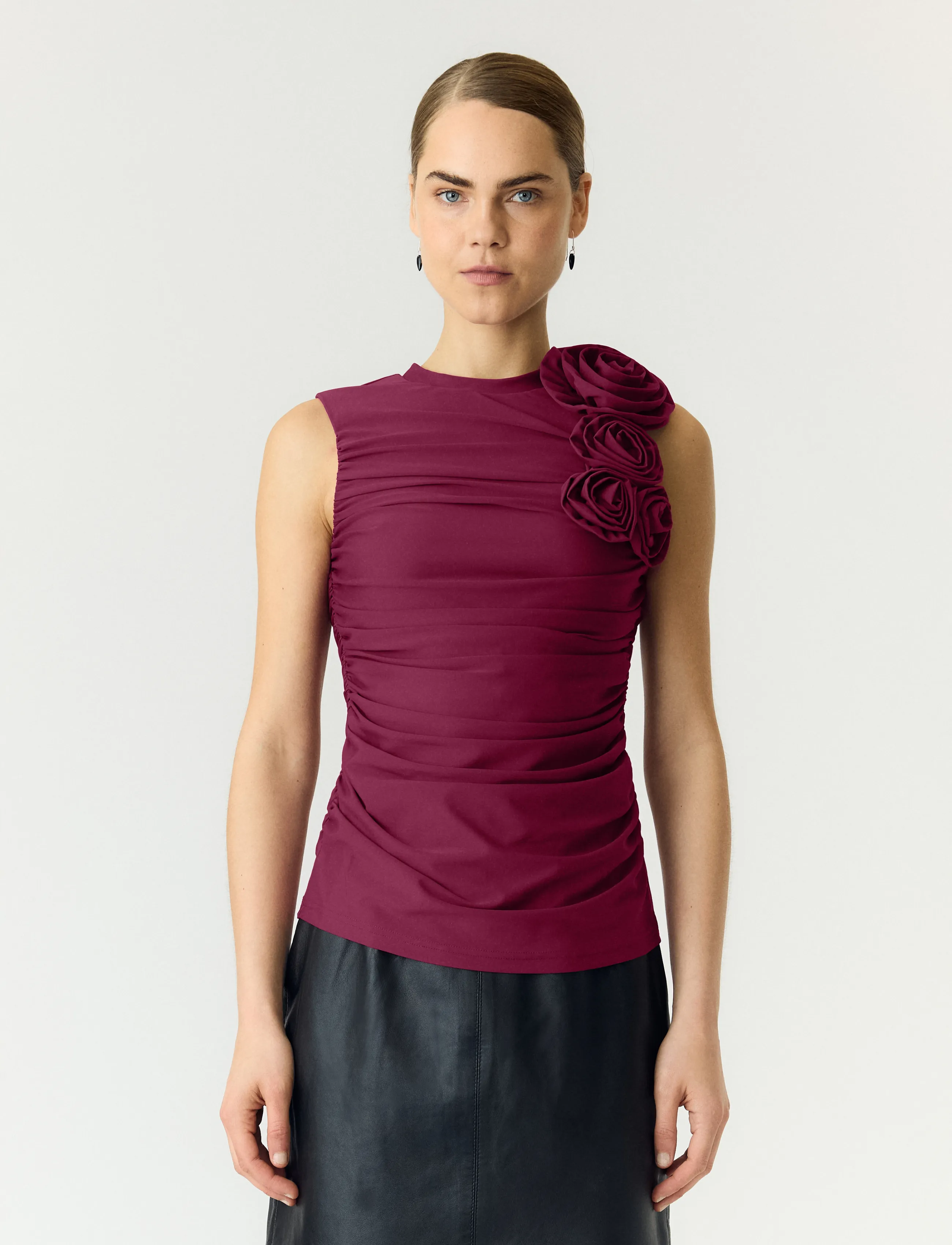 YAS YASDONA SL TOP - SHOW - Ärmellose Blusen - RHODODENDRON / pink/rose