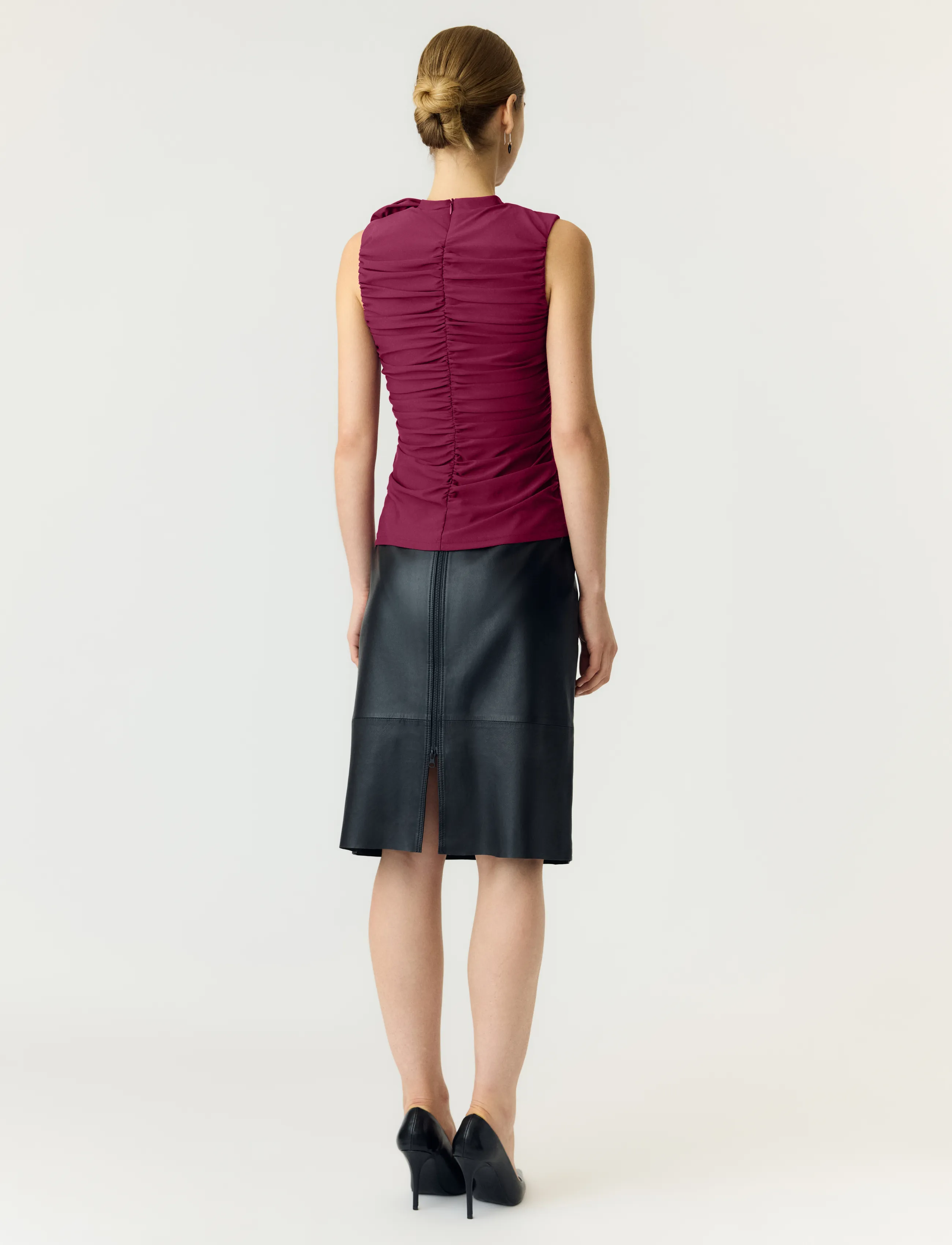 YAS - YASDONA SL TOP - SHOW - blouses zonder mouwen - rhododendron - 3