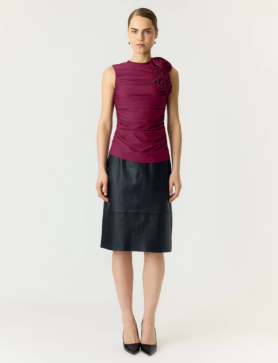 YAS - YASDONA SL TOP - SHOW - blouses zonder mouwen - rhododendron - 4