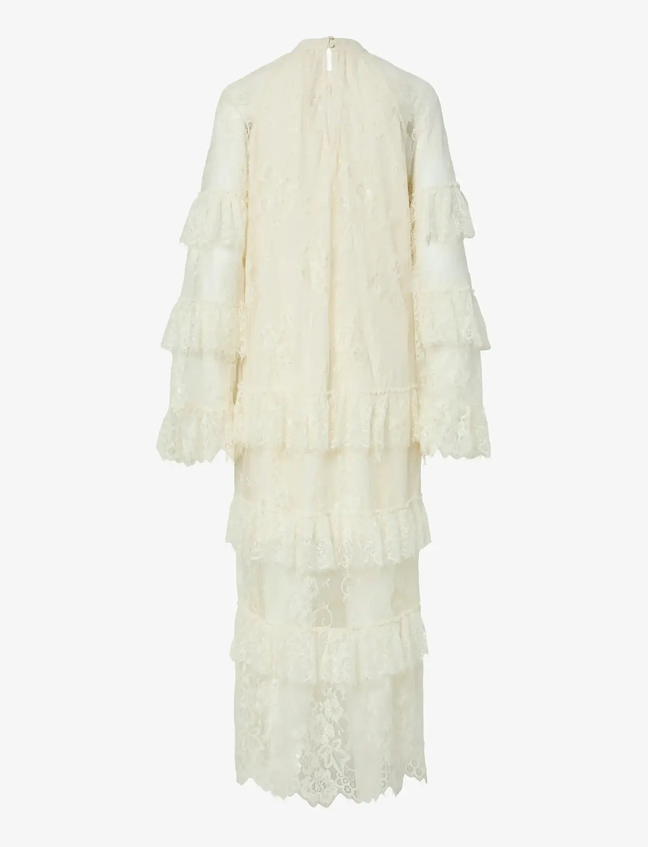 YAS - YASARIZONA LS LONG LACE DRESS - D2D - aftonklänningar - birch - 1