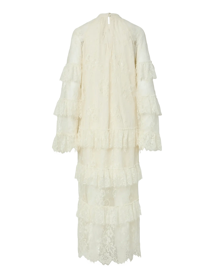 YAS - YASARIZONA LS LONG LACE DRESS - D2D - abendkleider - birch - 1
