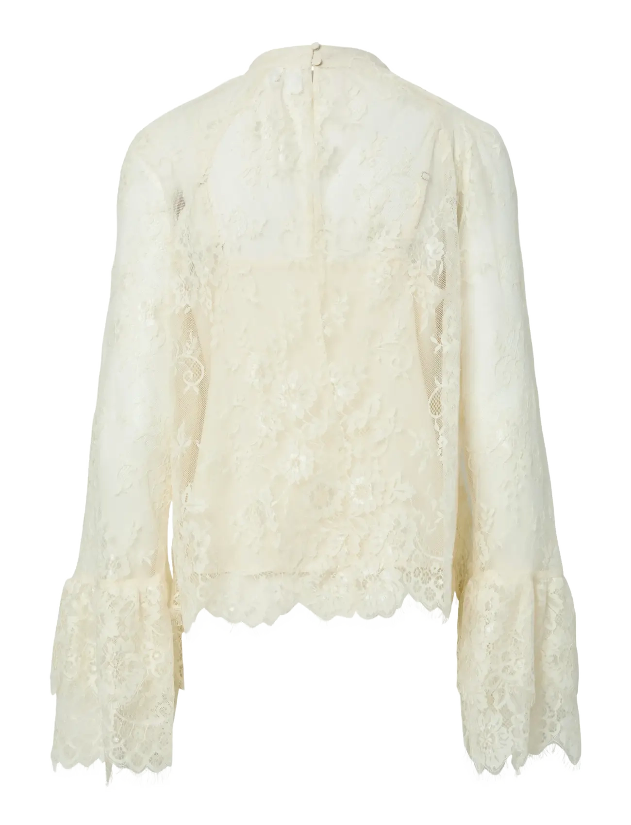 YAS - YASARIZONA LS LACE TOP - D2D - langärmlige blusen - birch - 1