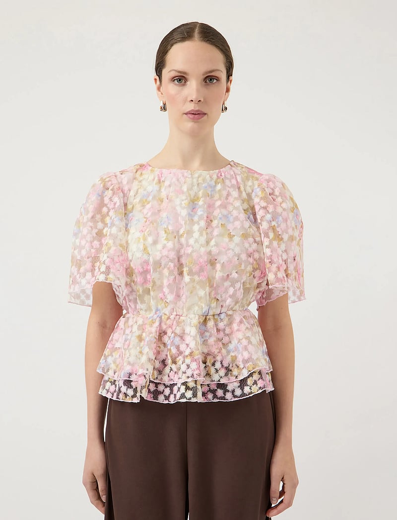 YAS - YASLEANNA SS TOP NEW S. - SHOW - kurzämlige blusen - pristine - 0