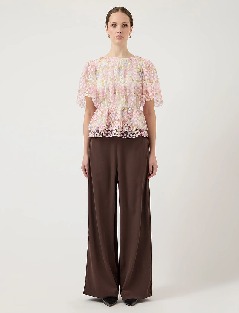 YAS - YASLEANNA SS TOP NEW S. - SHOW - kurzämlige blusen - pristine - 4